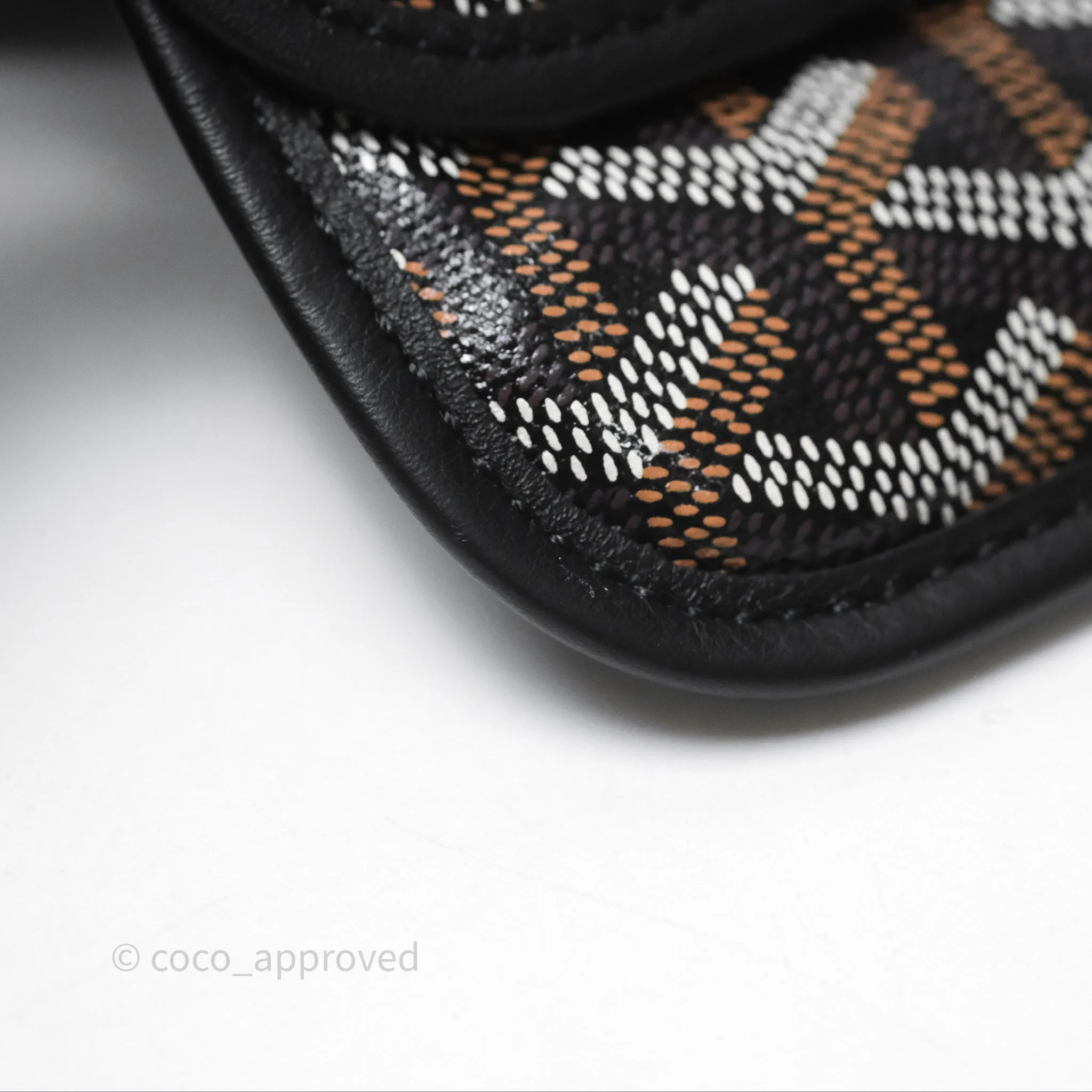 Goyard Anjou Mini Bag Goyardine Canvas Black