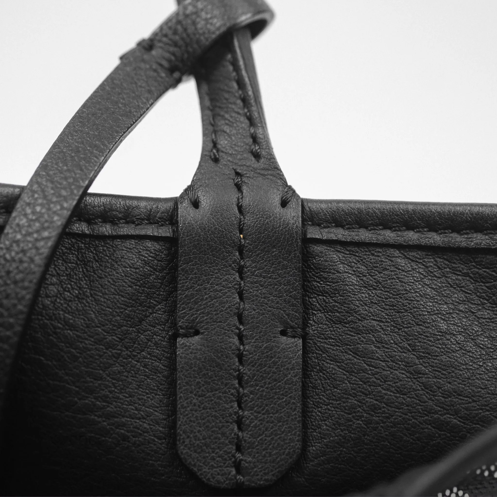 Goyard Anjou Mini Bag Goyardine Canvas Black