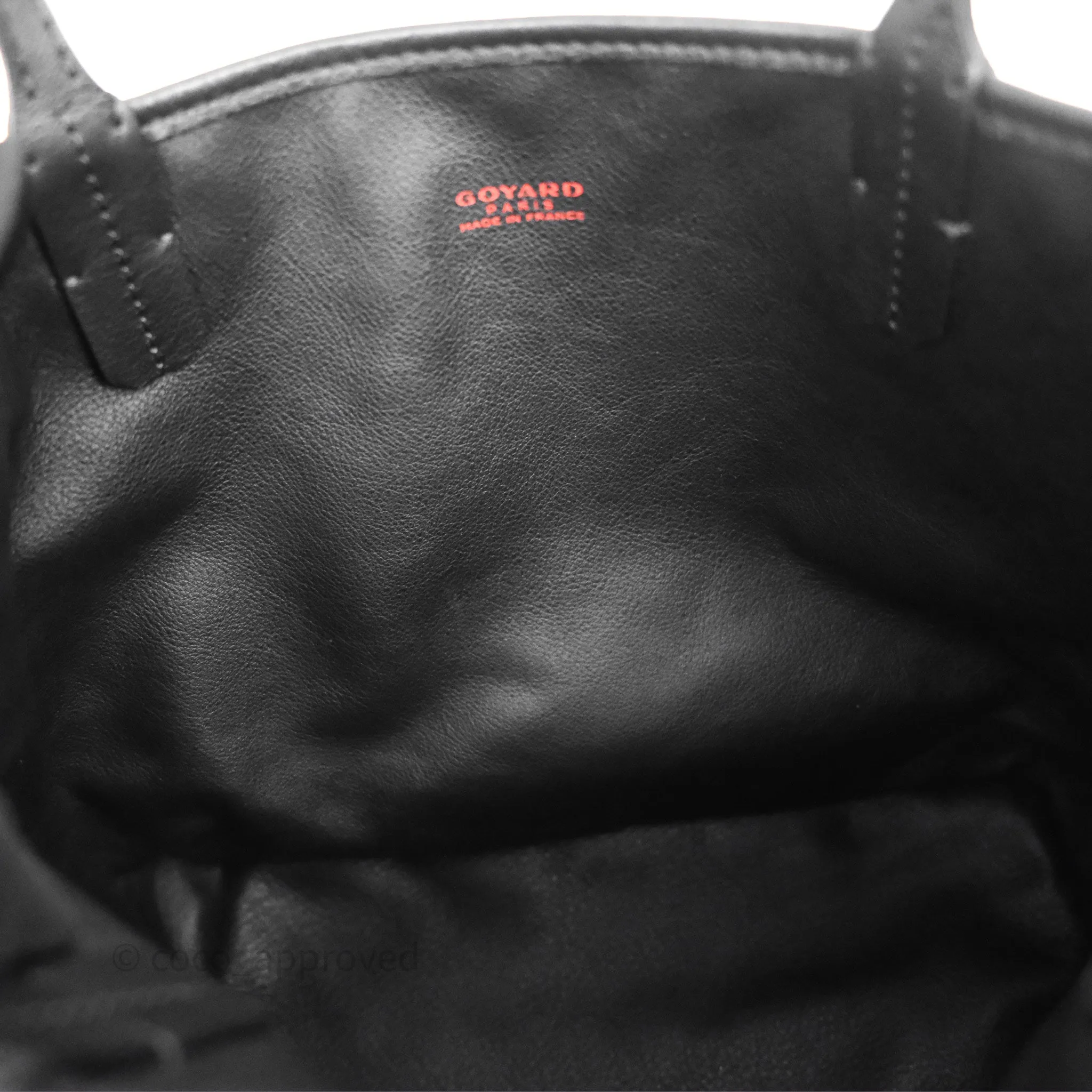 Goyard Anjou Mini Bag Goyardine Canvas Black