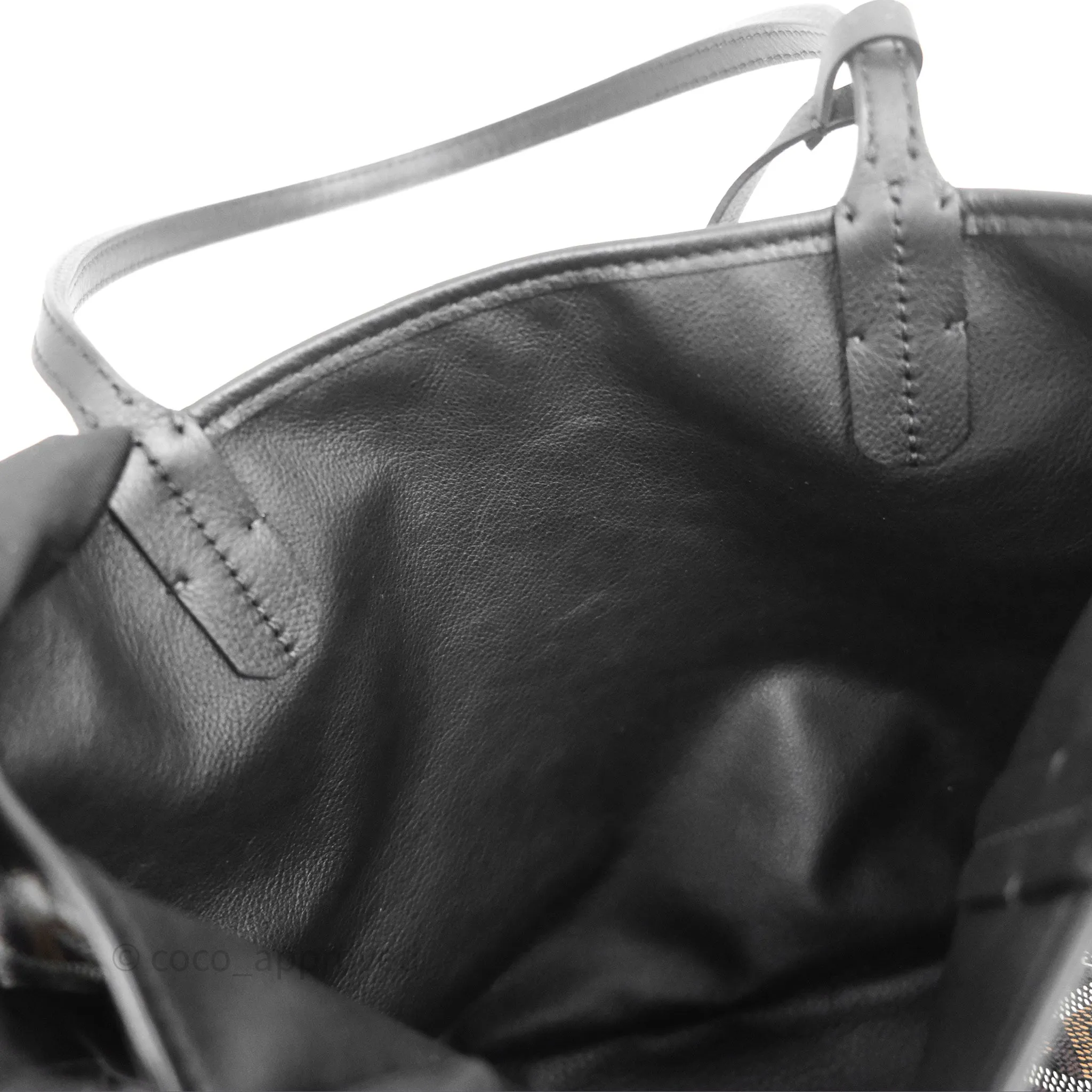 Goyard Anjou Mini Bag Goyardine Canvas Black