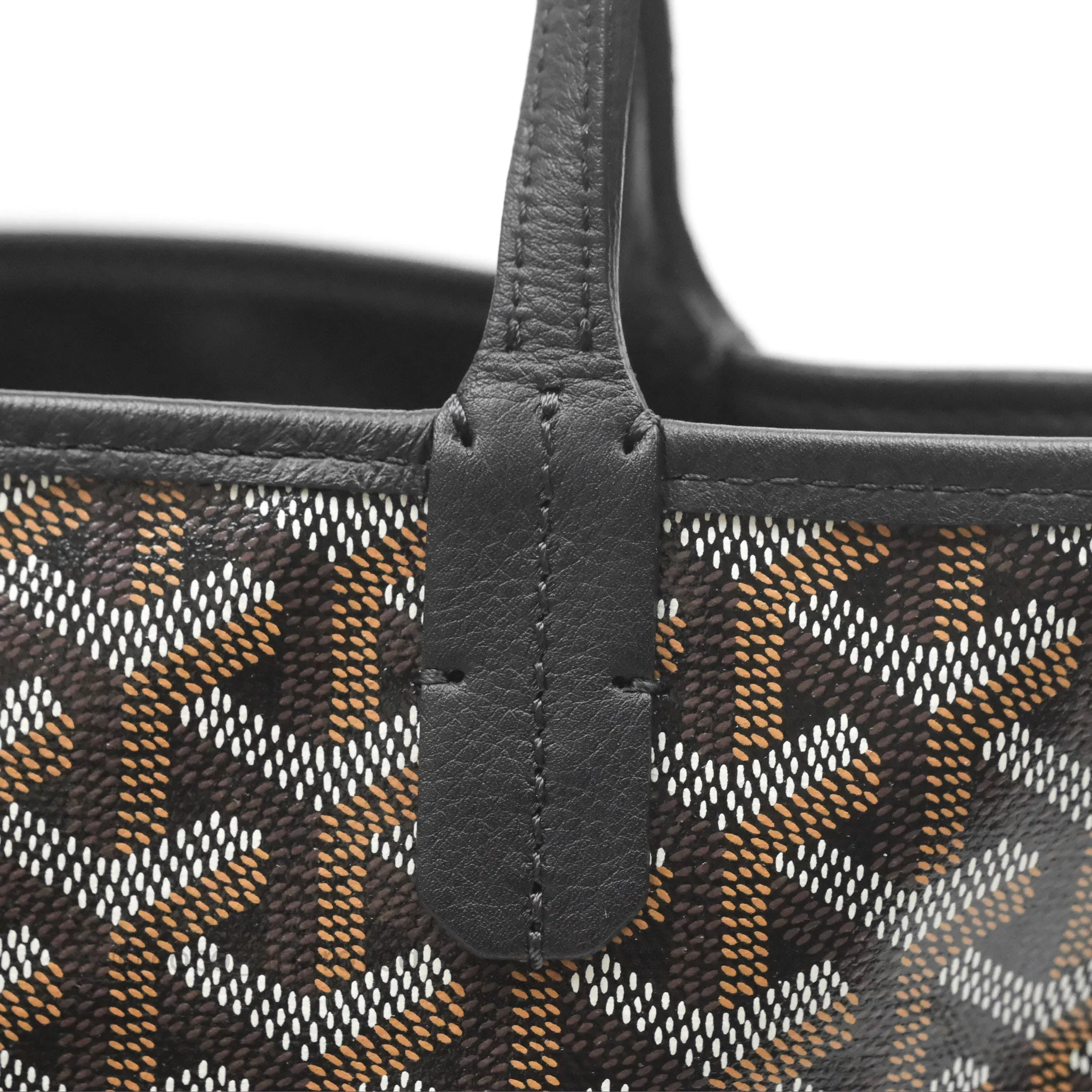Goyard Anjou Mini Bag Goyardine Canvas Black