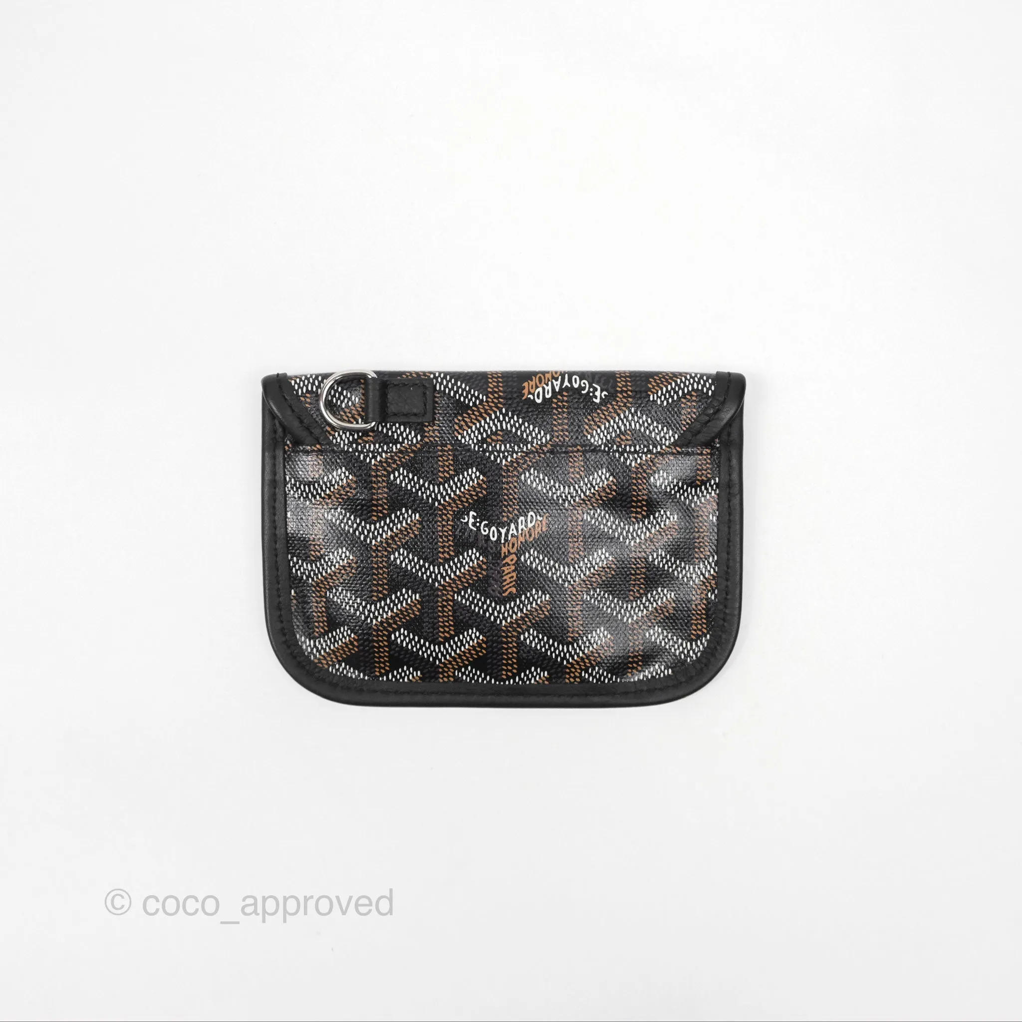 Goyard Anjou Mini Bag Goyardine Canvas Black
