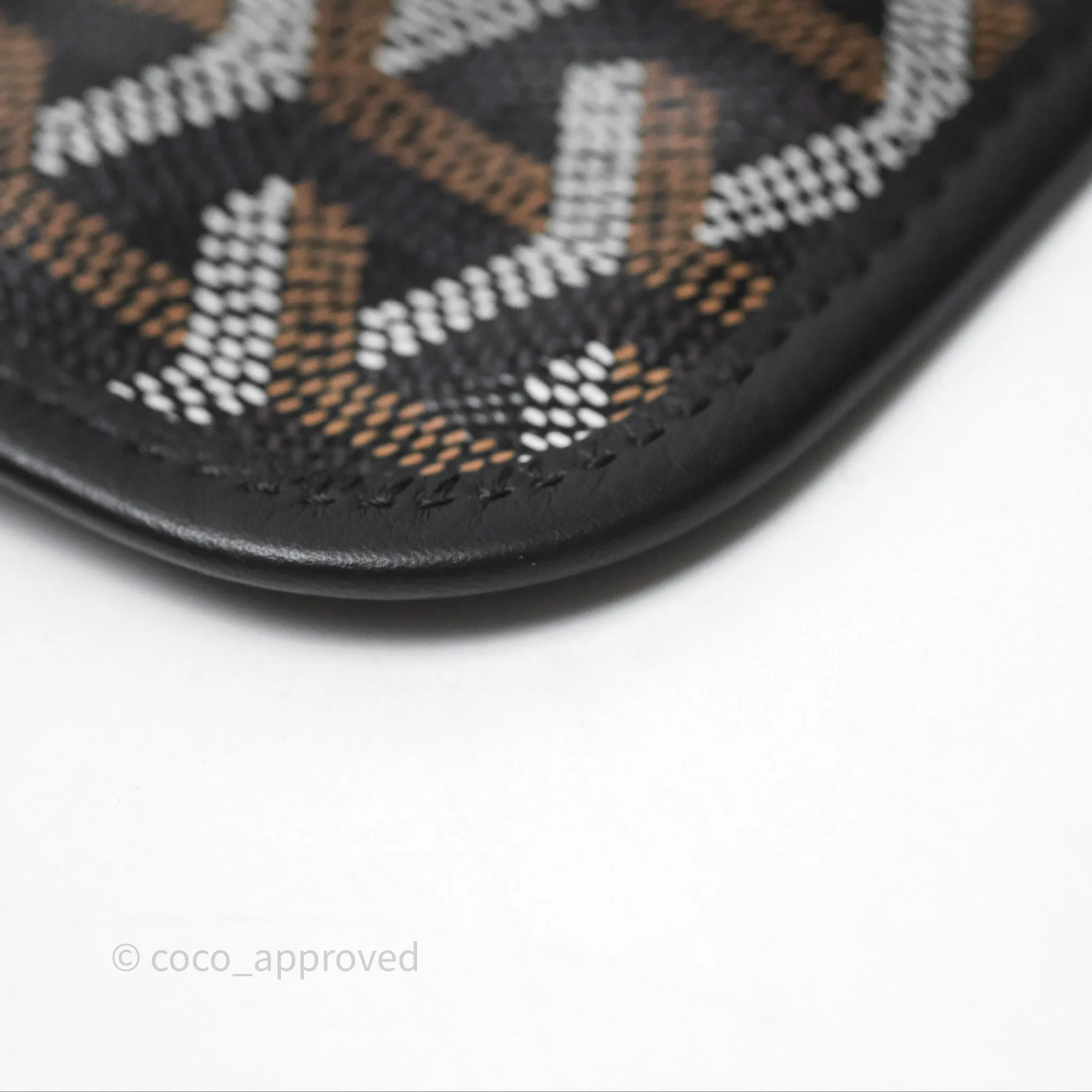 Goyard Anjou Mini Bag Goyardine Canvas Black