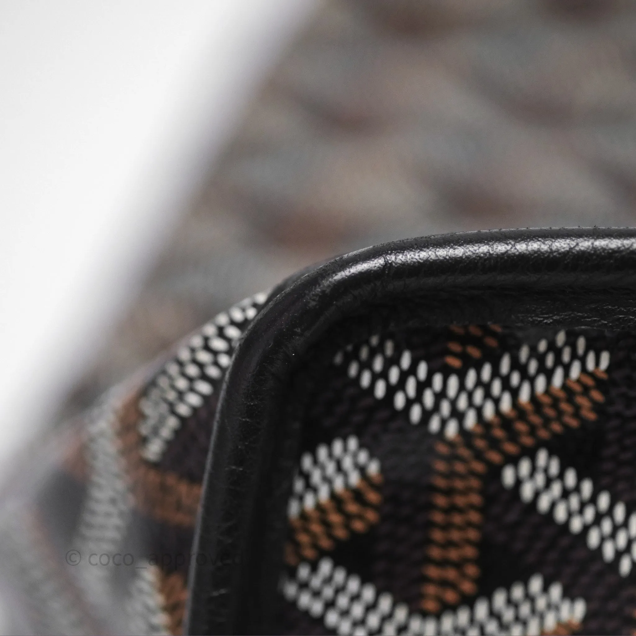 Goyard Anjou Mini Bag Goyardine Canvas Black