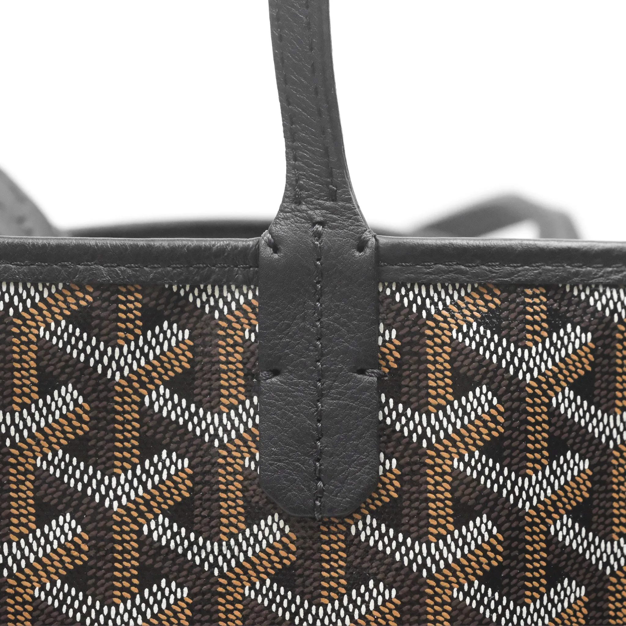 Goyard Anjou Mini Bag Goyardine Canvas Black