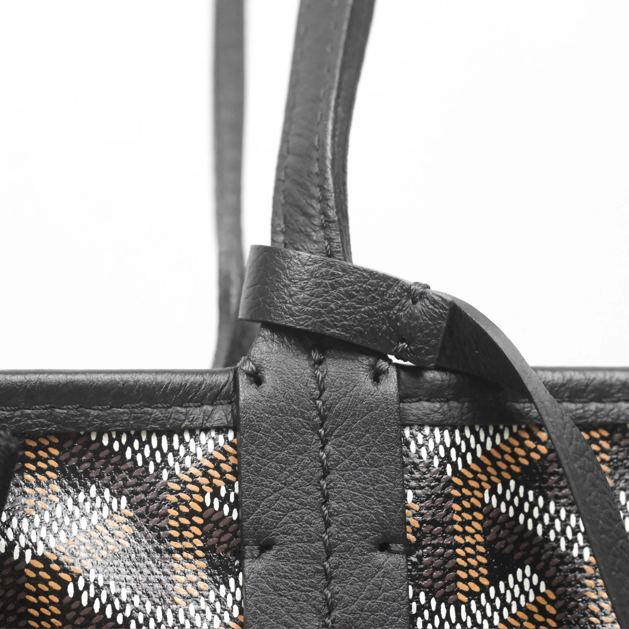Goyard Anjou Mini Bag Goyardine Canvas Black