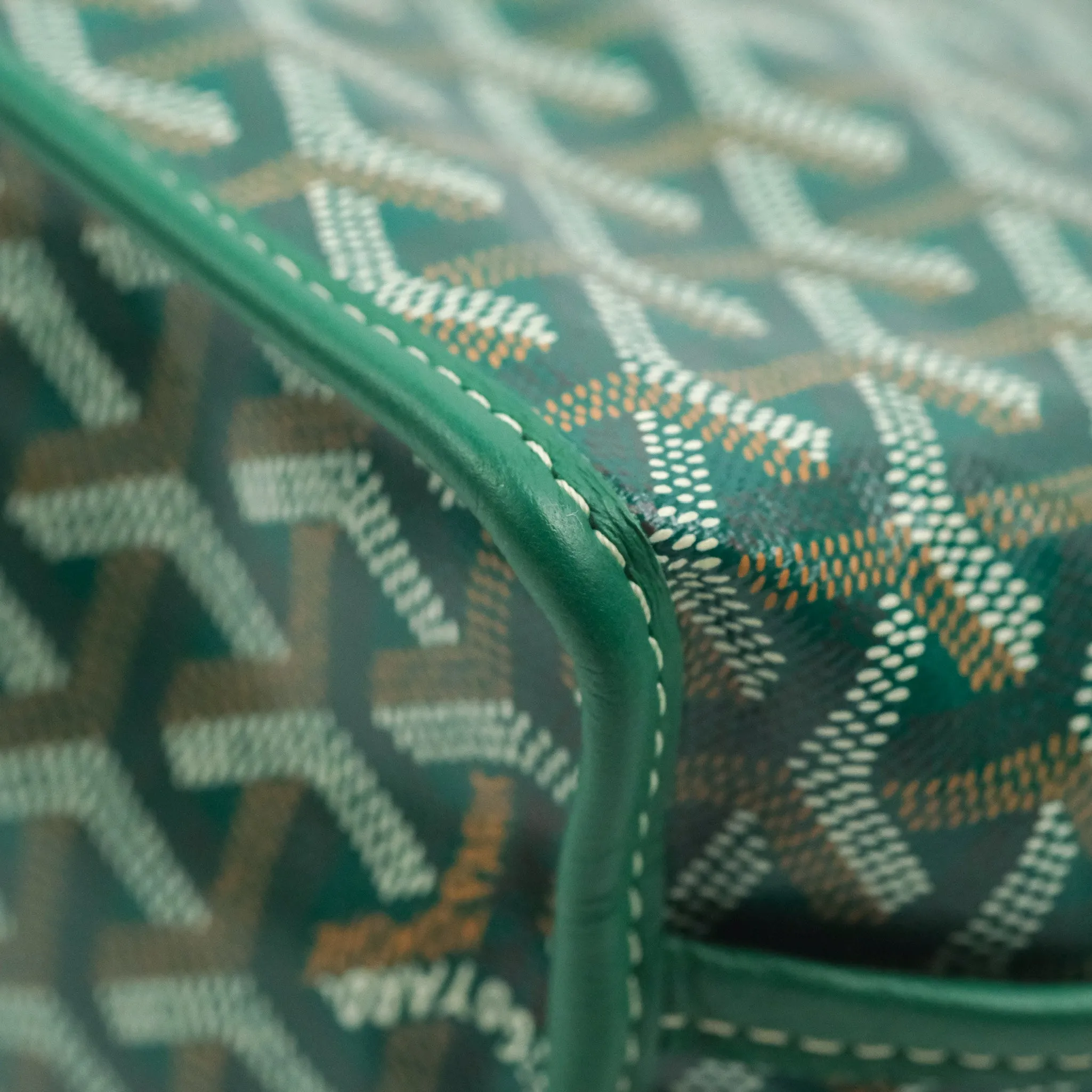 Goyard Anjou Mini Bag Goyardine Canvas Green