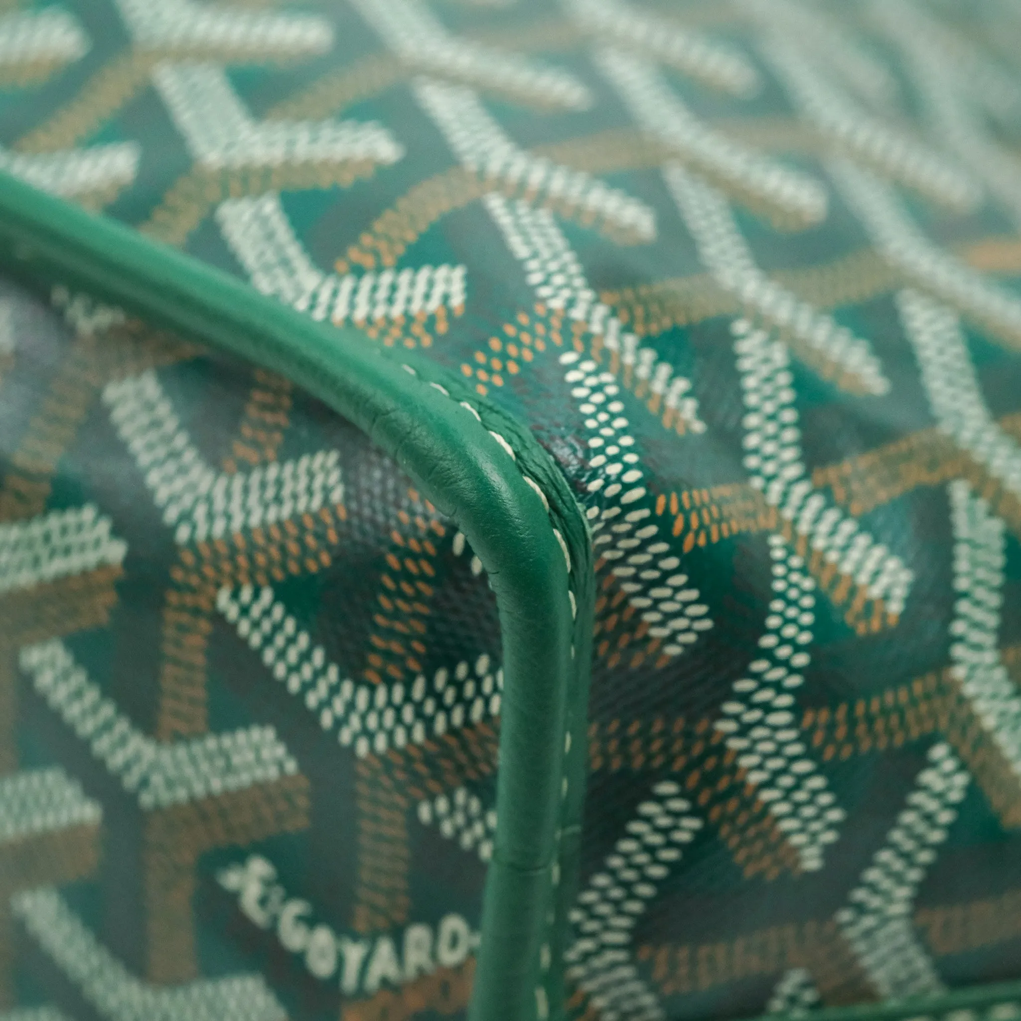 Goyard Anjou Mini Bag Goyardine Canvas Green