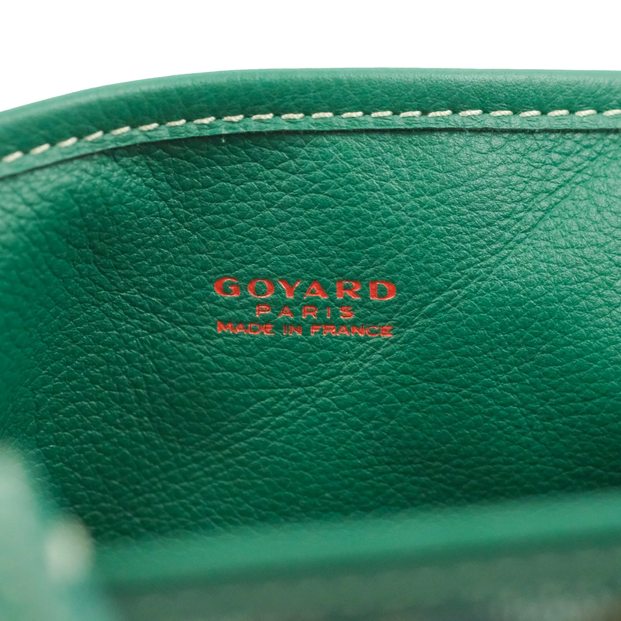 Goyard Anjou Mini Bag Goyardine Canvas Green