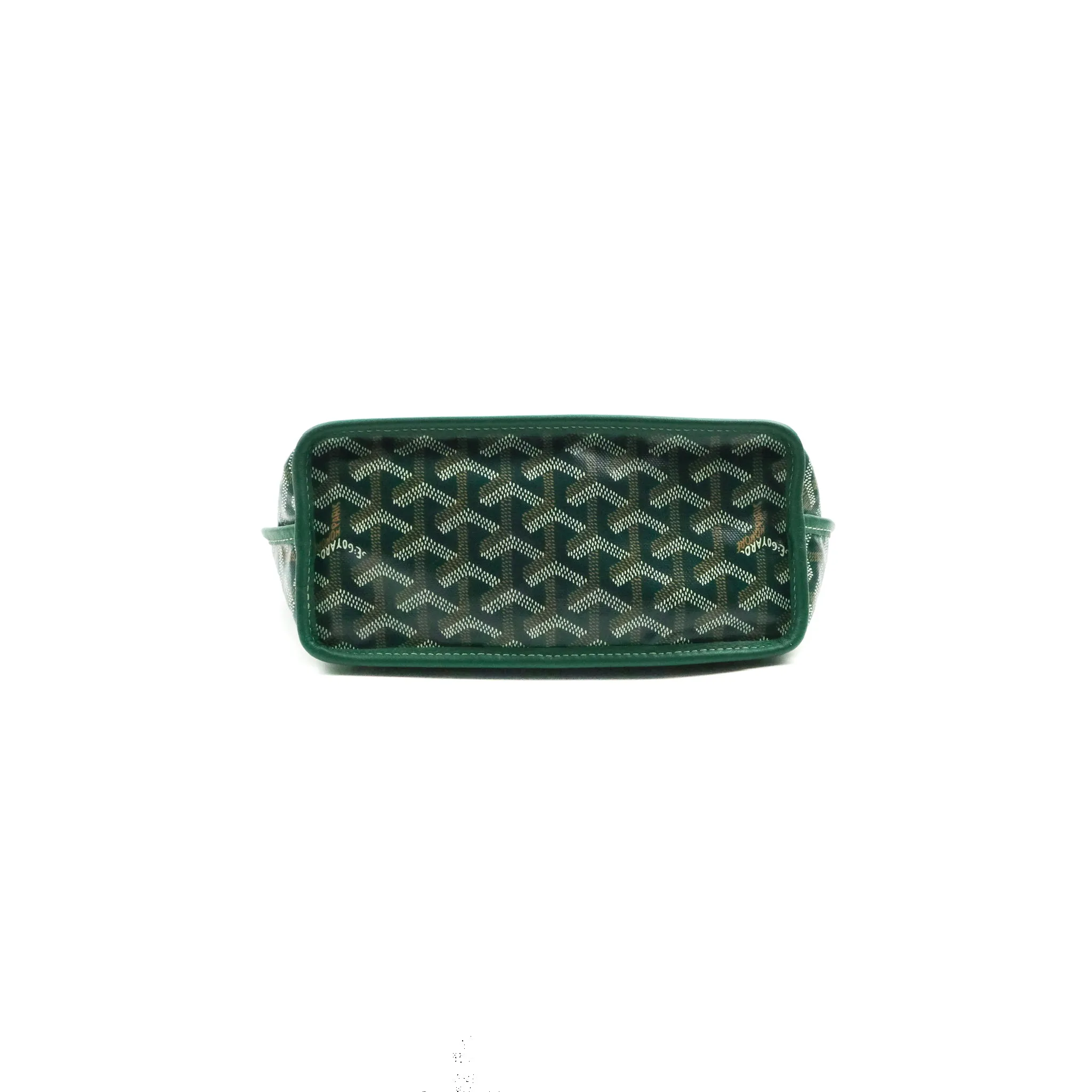 Goyard Anjou Mini Bag Goyardine Canvas Green