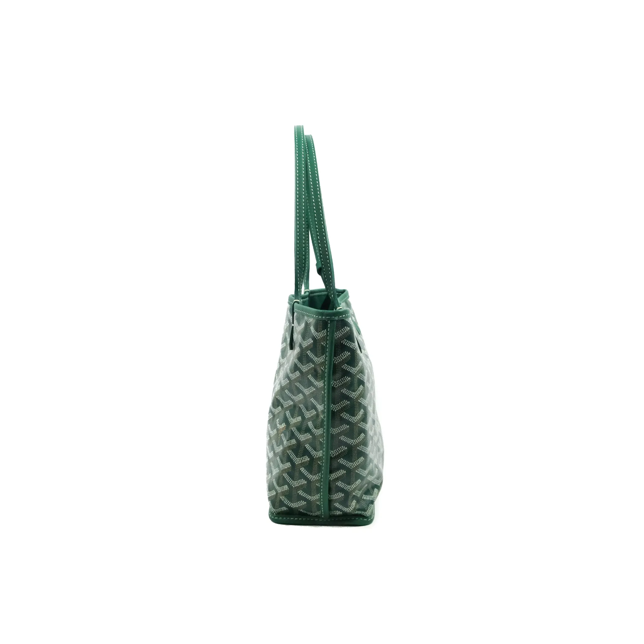 Goyard Anjou Mini Bag Goyardine Canvas Green