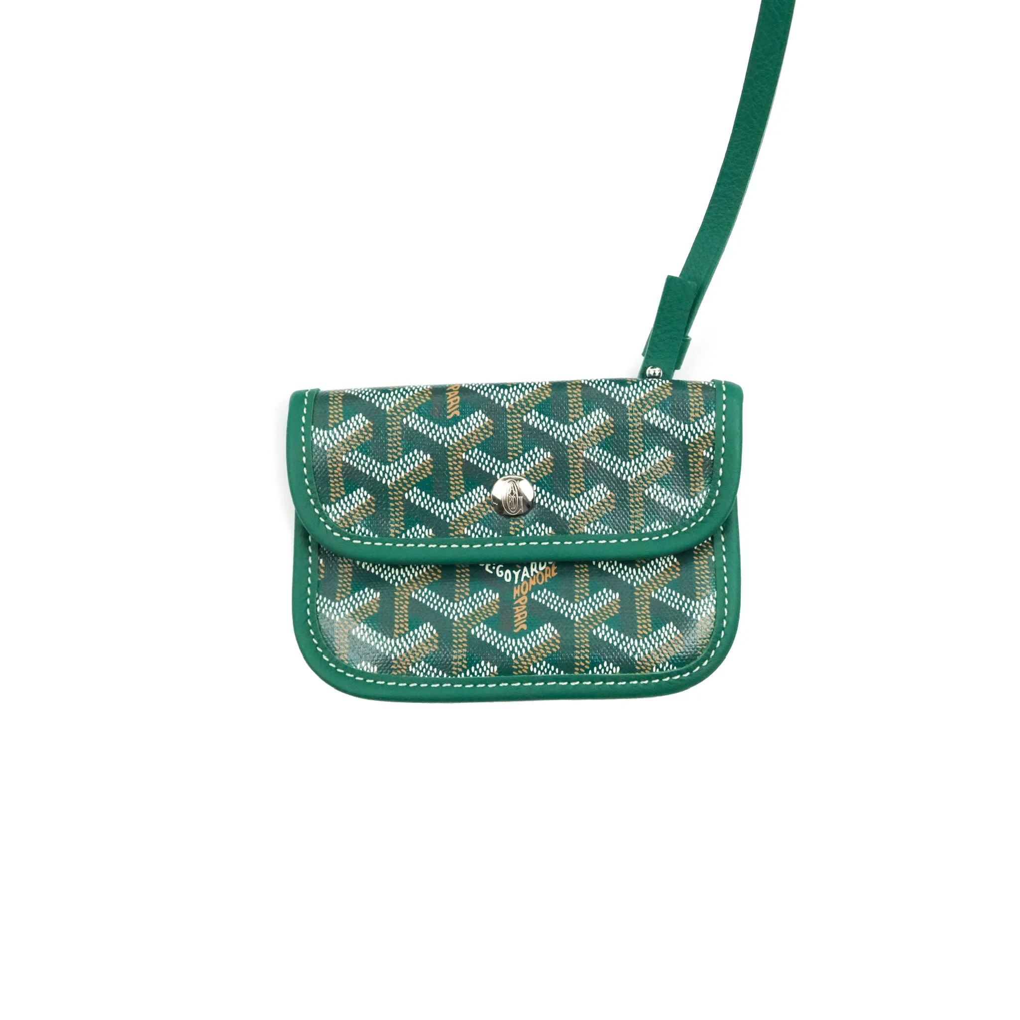 Goyard Anjou Mini Bag Goyardine Canvas Green