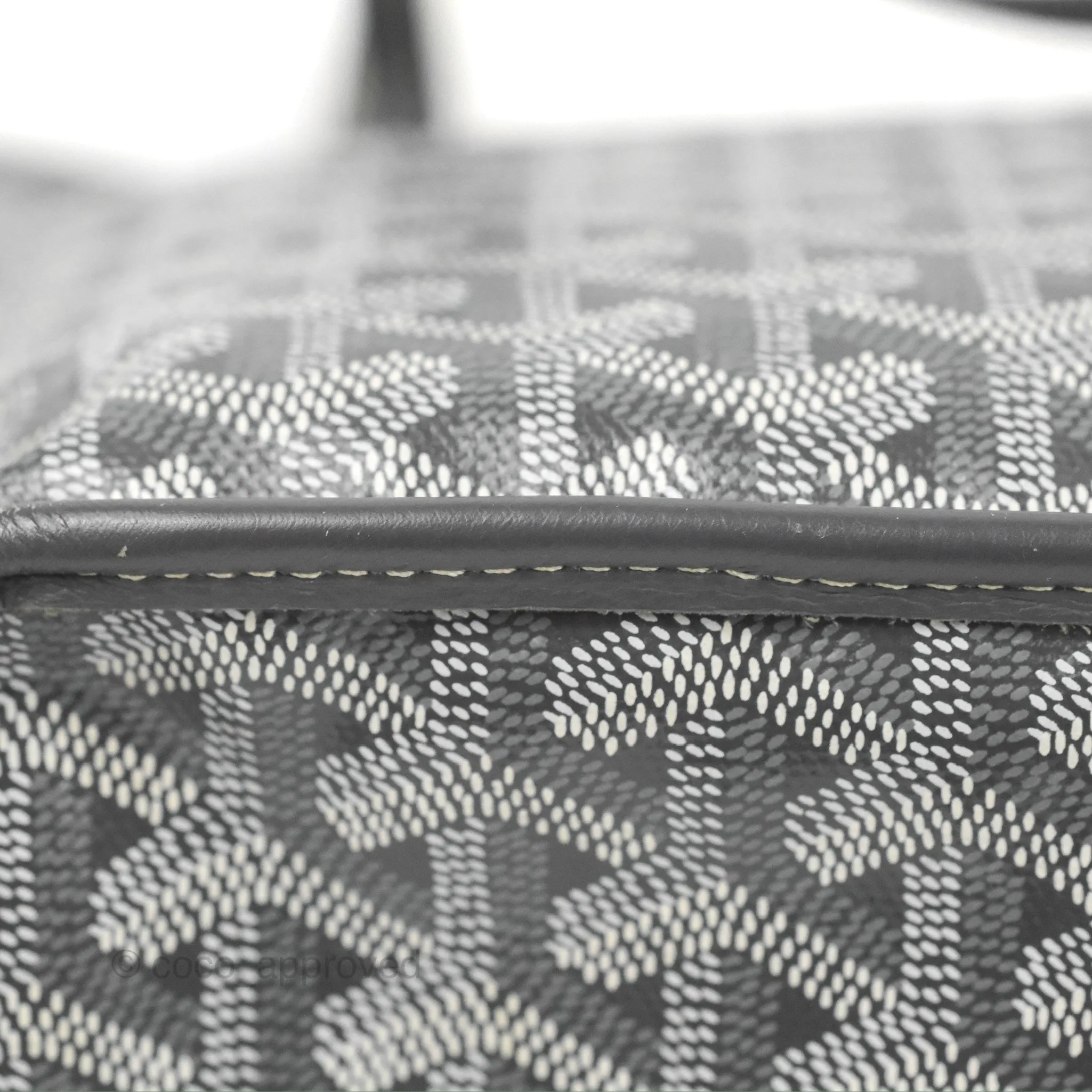 Goyard Anjou Mini Bag Goyardine Canvas Grey
