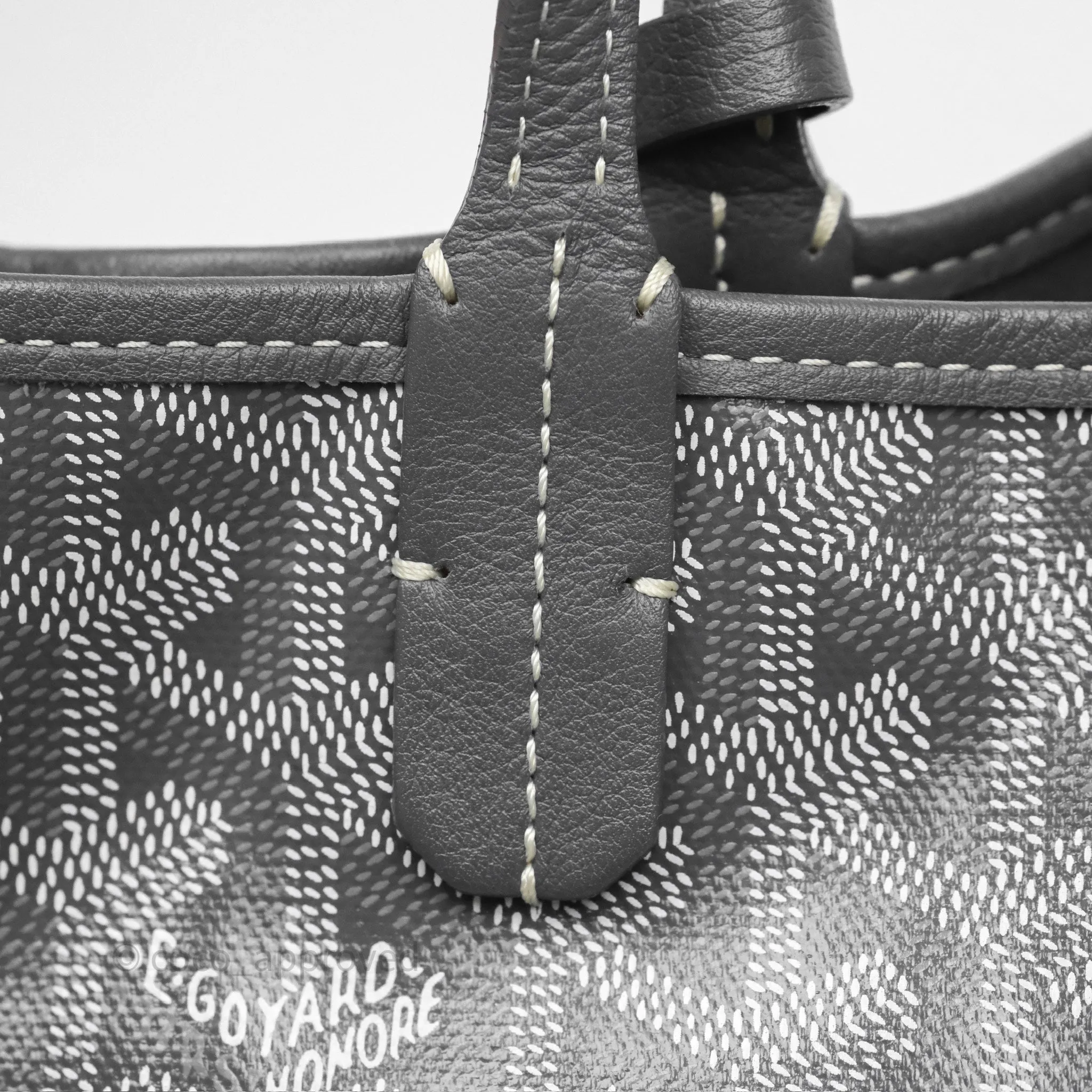 Goyard Anjou Mini Bag Goyardine Canvas Grey
