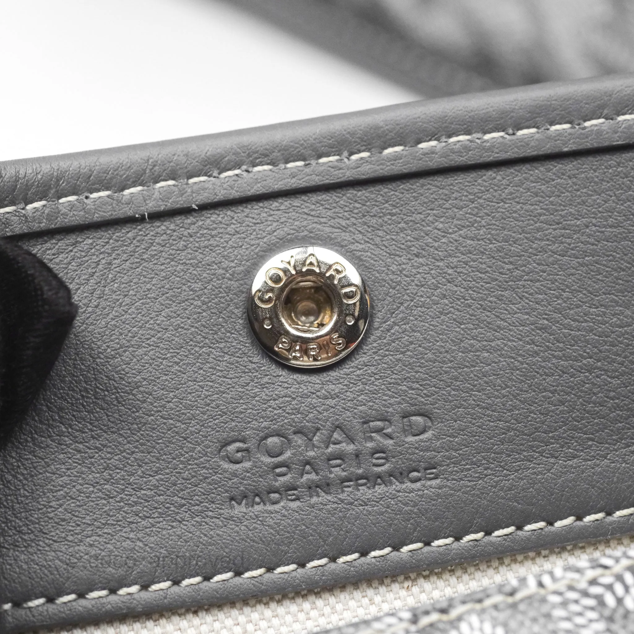 Goyard Anjou Mini Bag Goyardine Canvas Grey