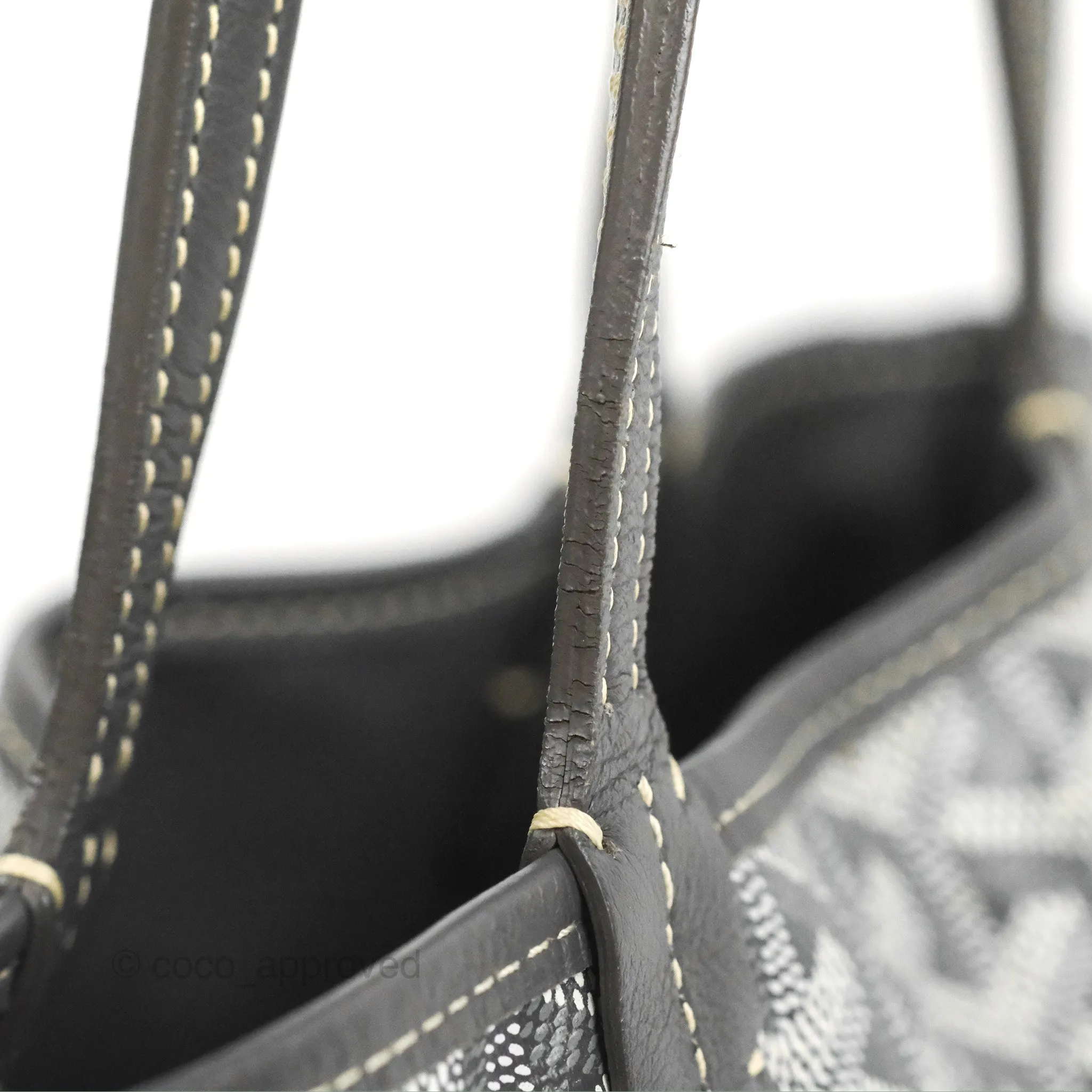 Goyard Anjou Mini Bag Goyardine Canvas Grey