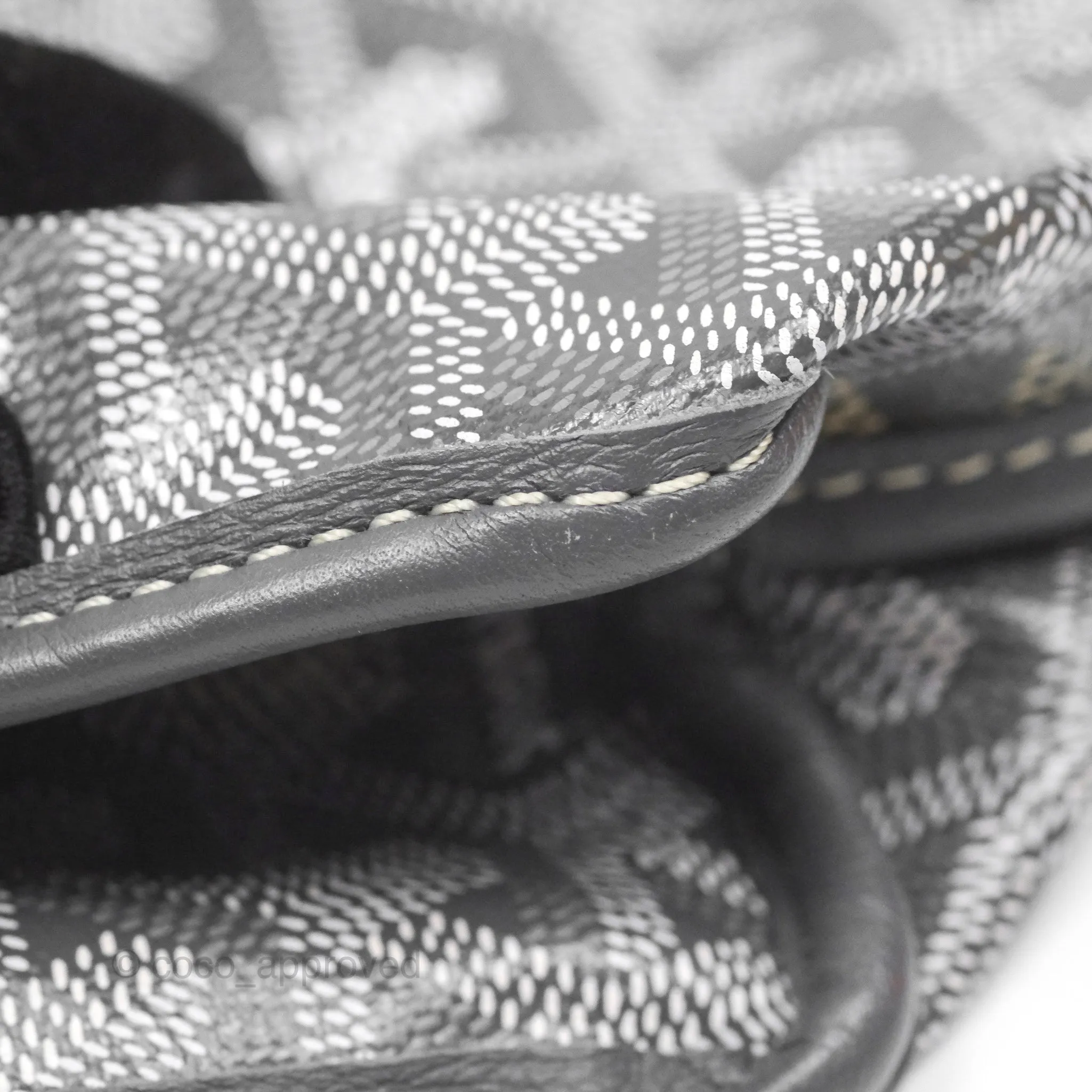 Goyard Anjou Mini Bag Goyardine Canvas Grey