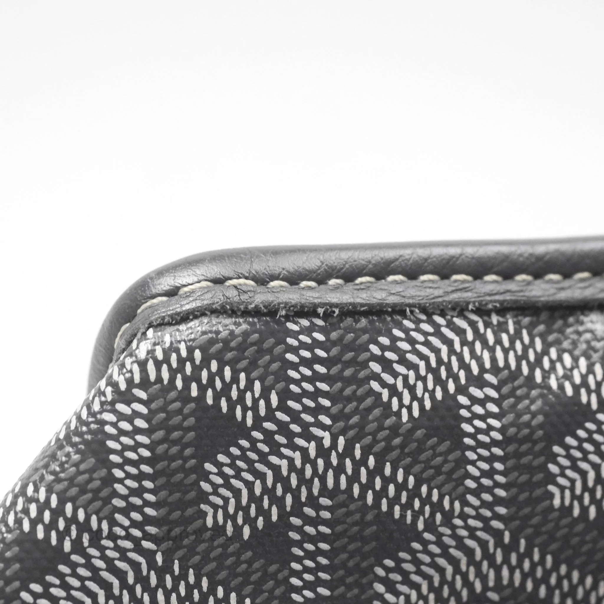 Goyard Anjou Mini Bag Goyardine Canvas Grey