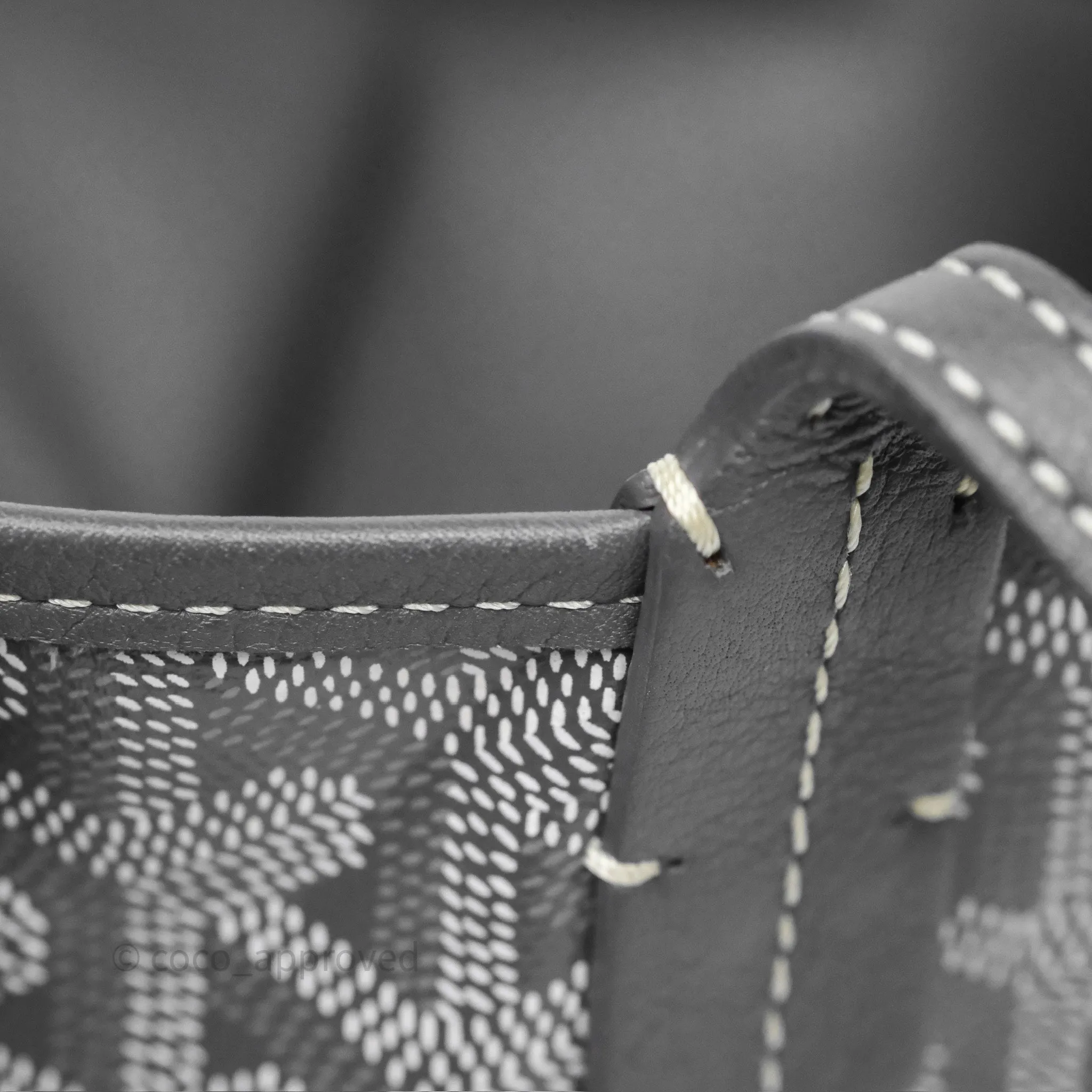 Goyard Anjou Mini Bag Goyardine Canvas Grey