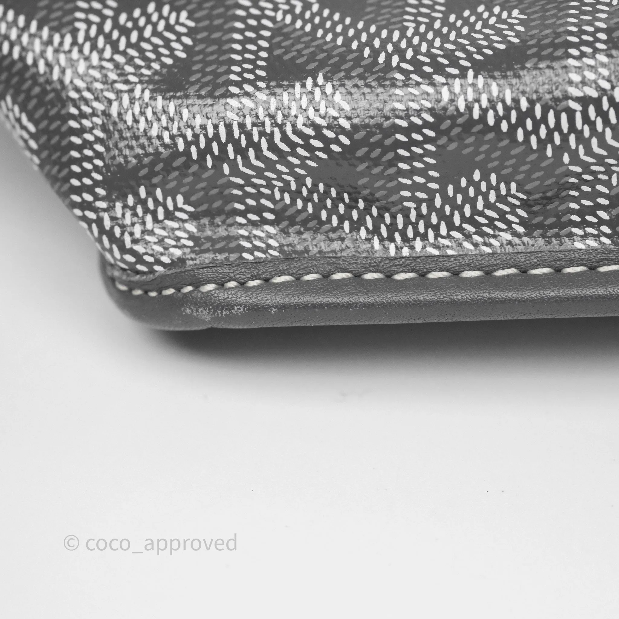 Goyard Anjou Mini Bag Goyardine Canvas Grey
