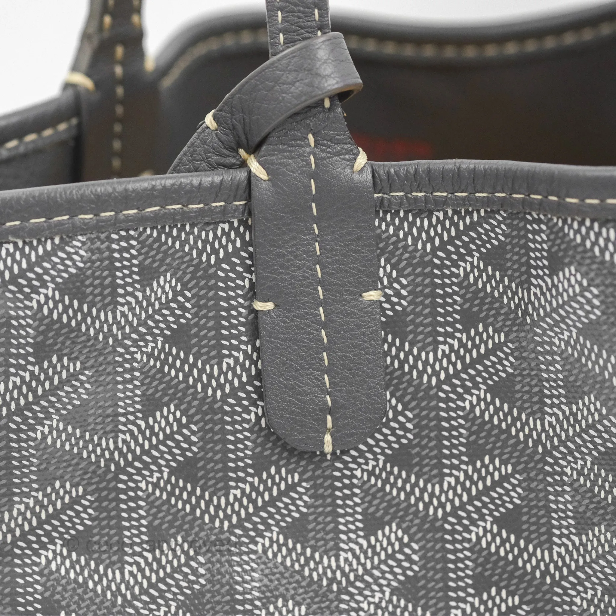 Goyard Anjou Mini Bag Goyardine Canvas Grey