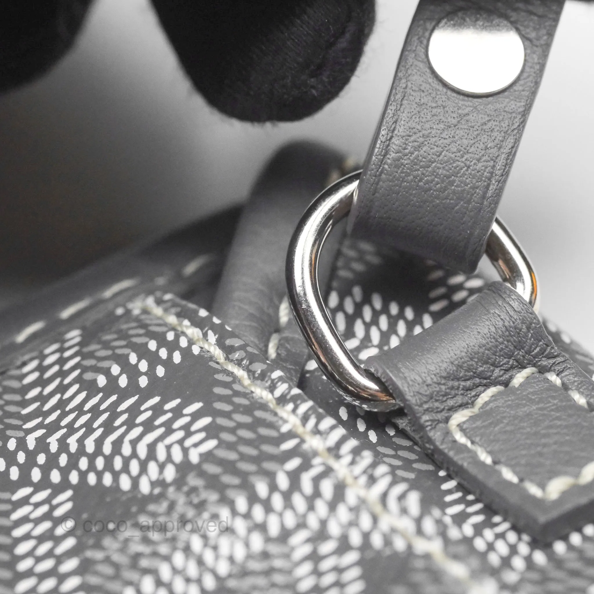 Goyard Anjou Mini Bag Goyardine Canvas Grey