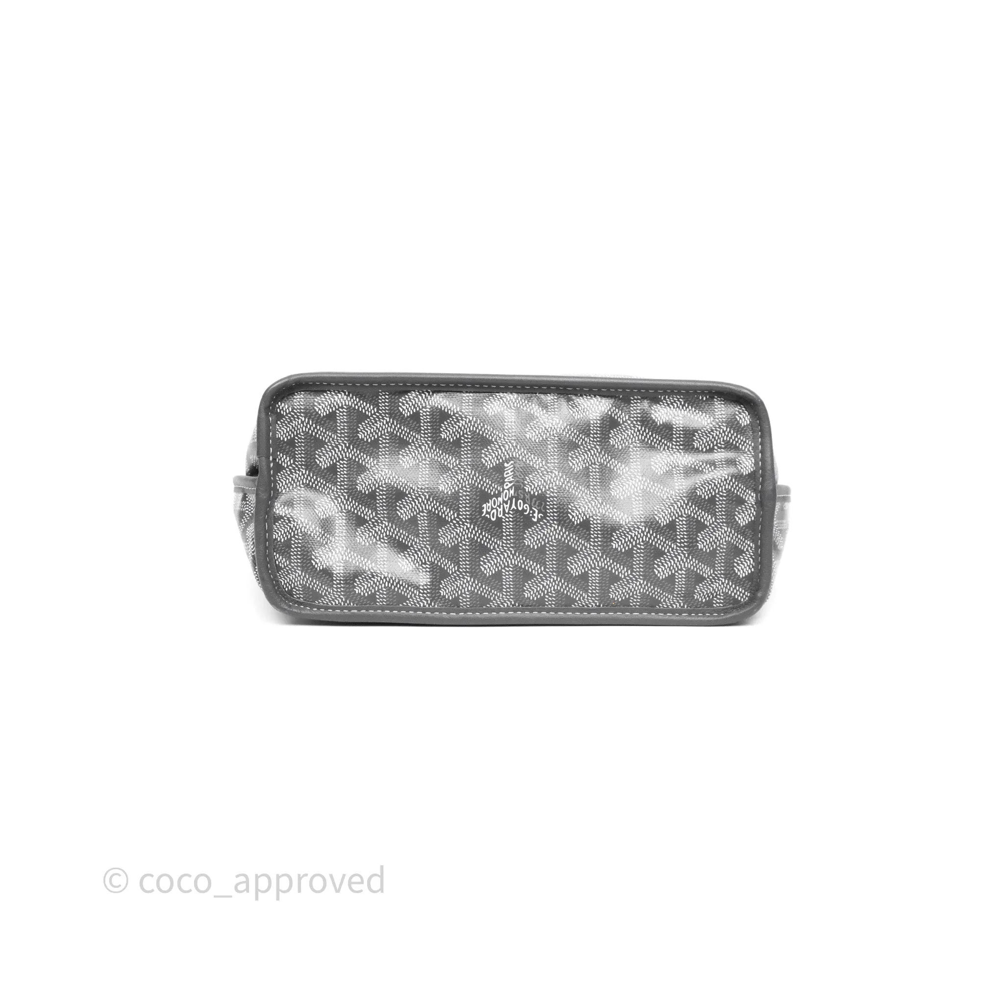 Goyard Anjou Mini Bag Goyardine Canvas Grey