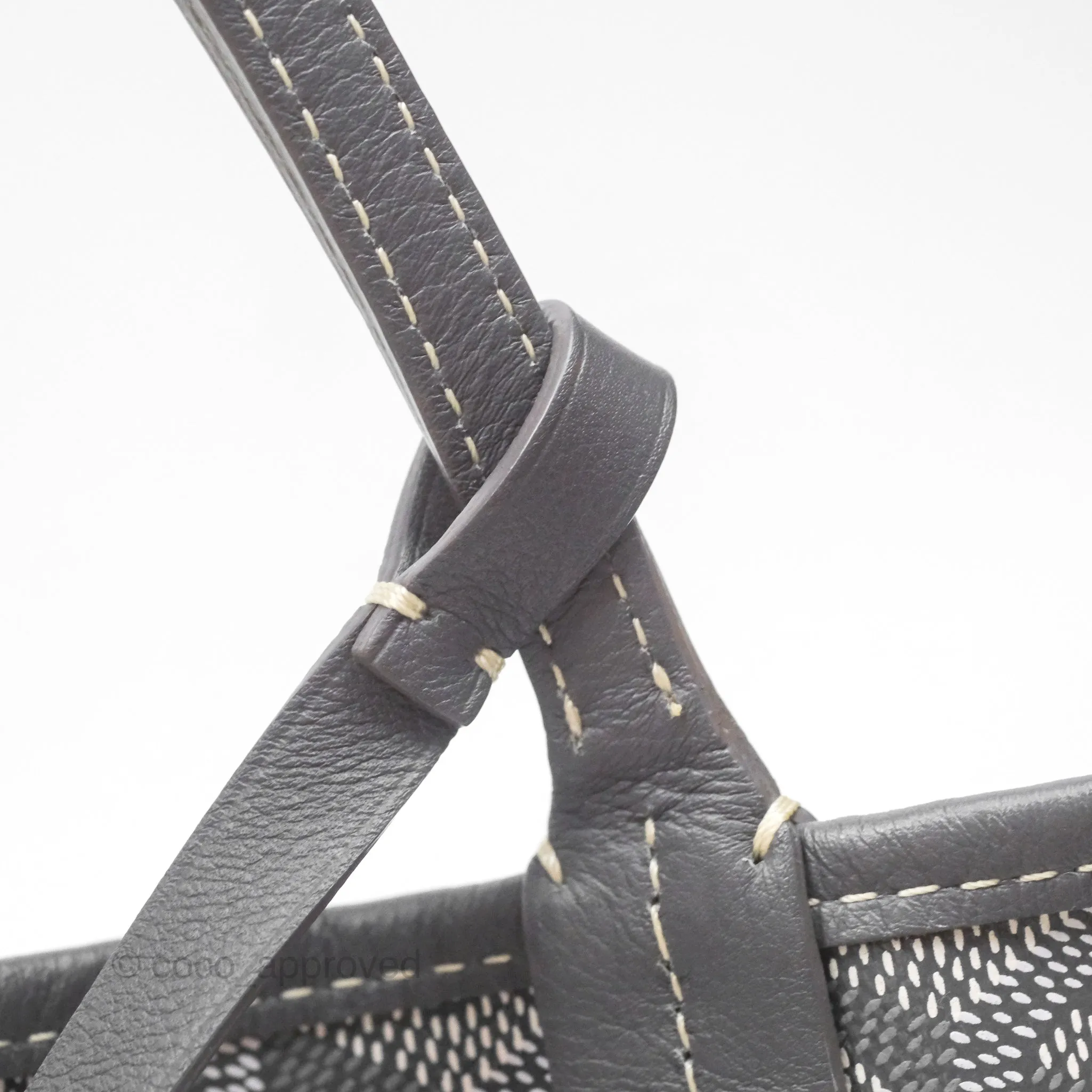 Goyard Anjou Mini Bag Goyardine Canvas Grey