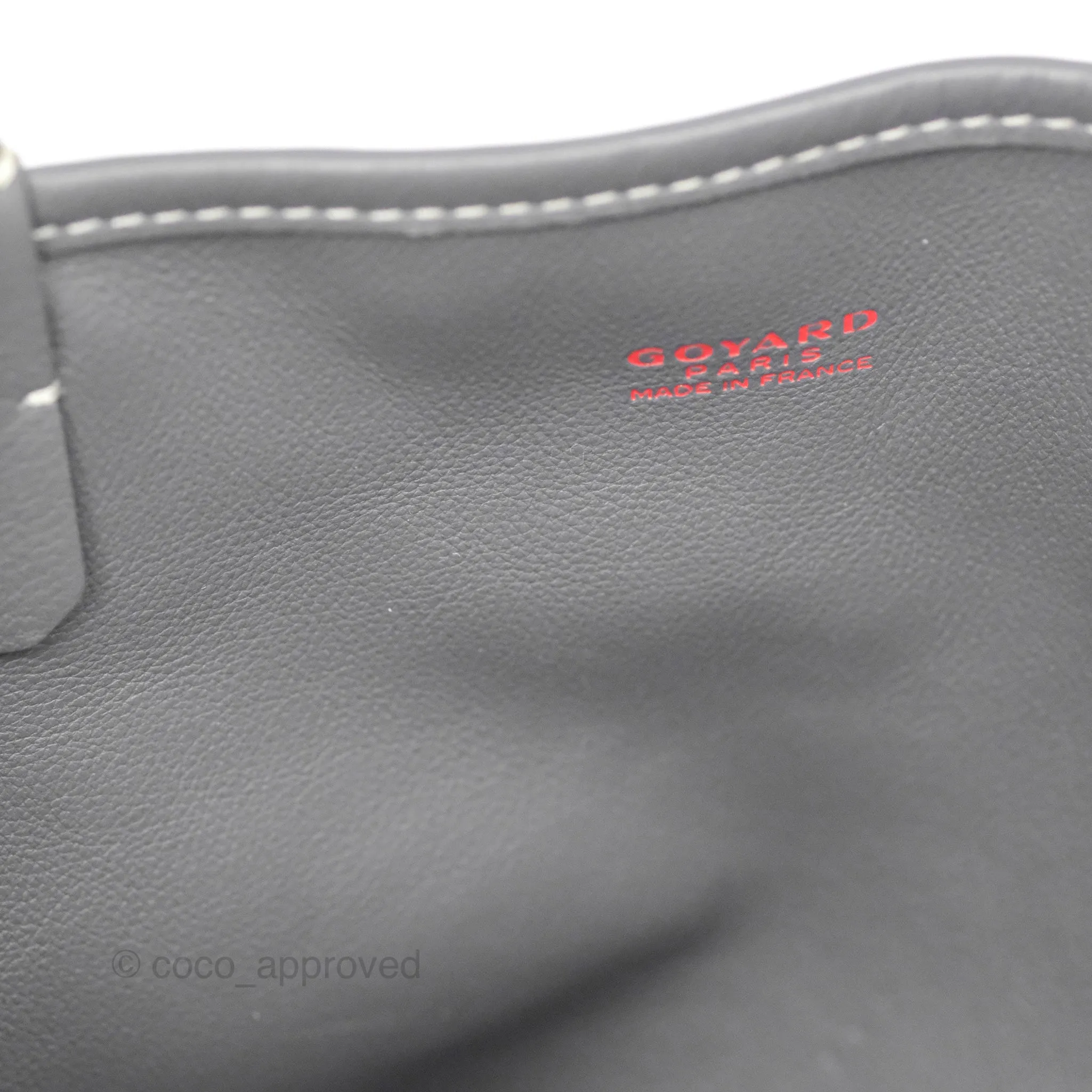 Goyard Anjou Mini Bag Goyardine Canvas Grey