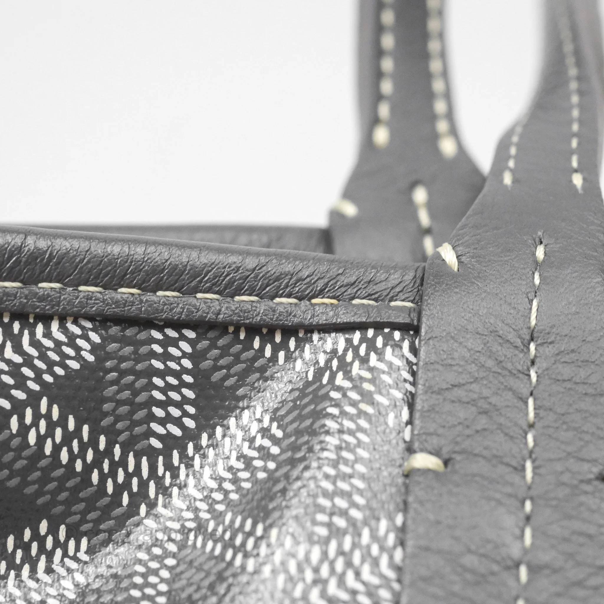 Goyard Anjou Mini Bag Goyardine Canvas Grey