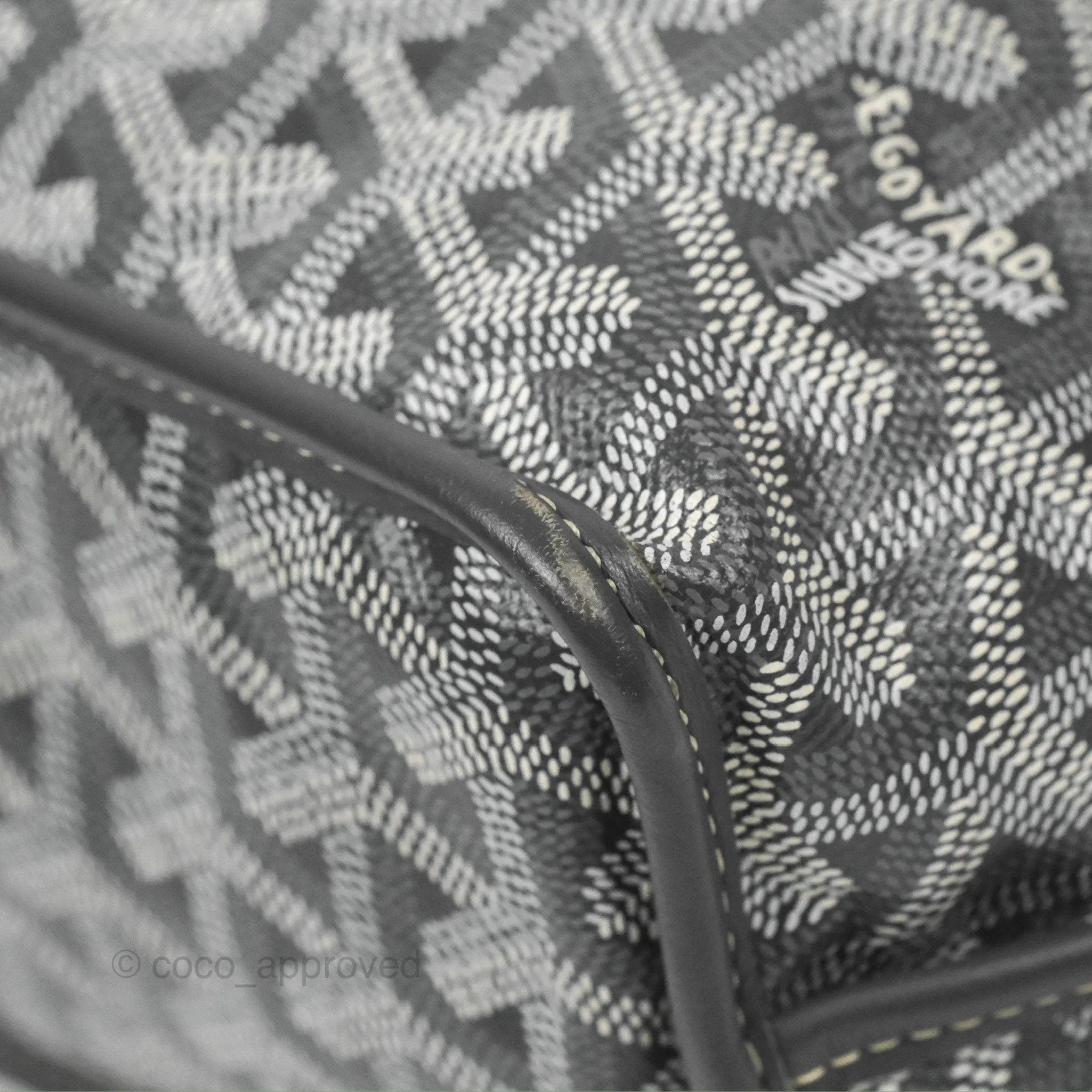 Goyard Anjou Mini Bag Goyardine Canvas Grey