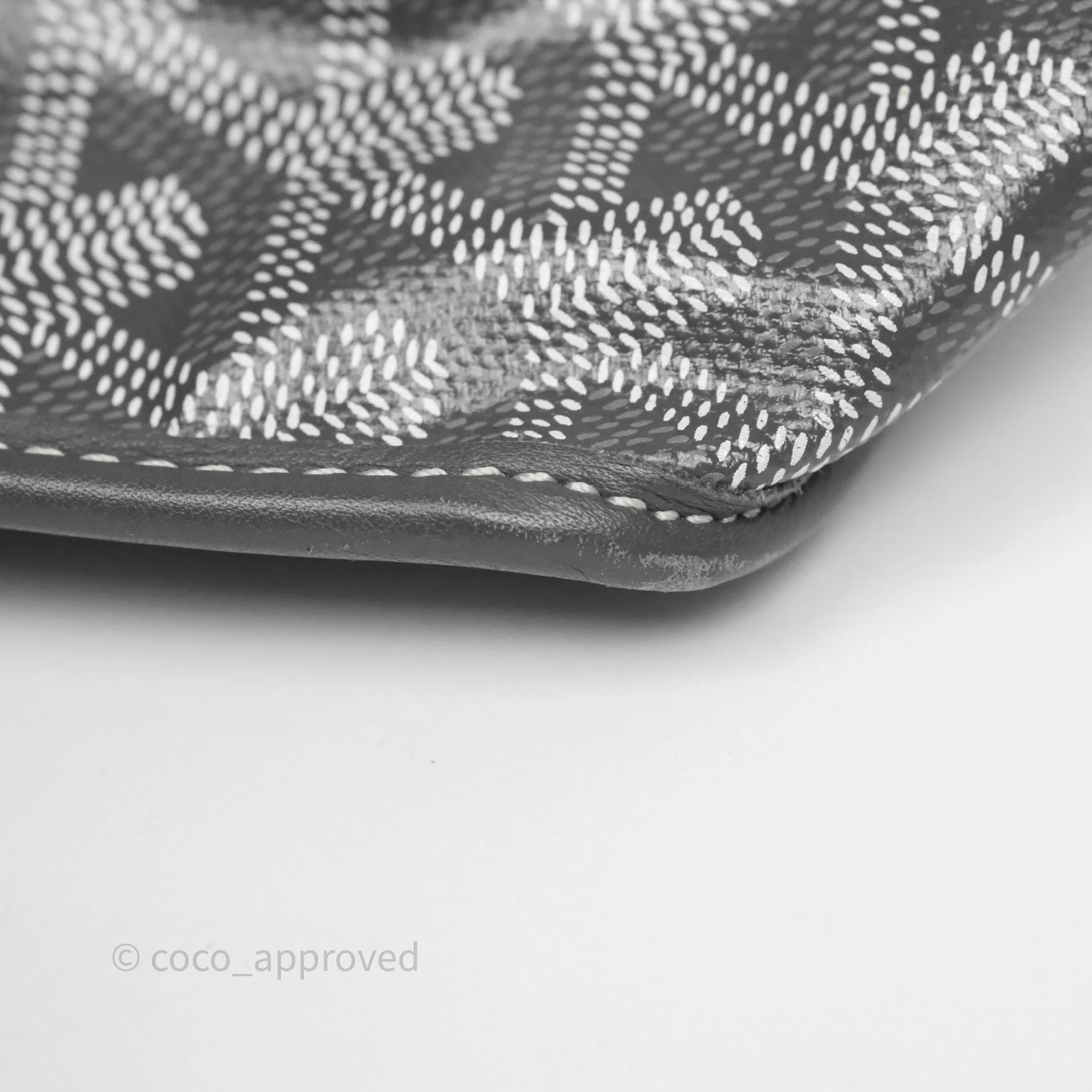 Goyard Anjou Mini Bag Goyardine Canvas Grey