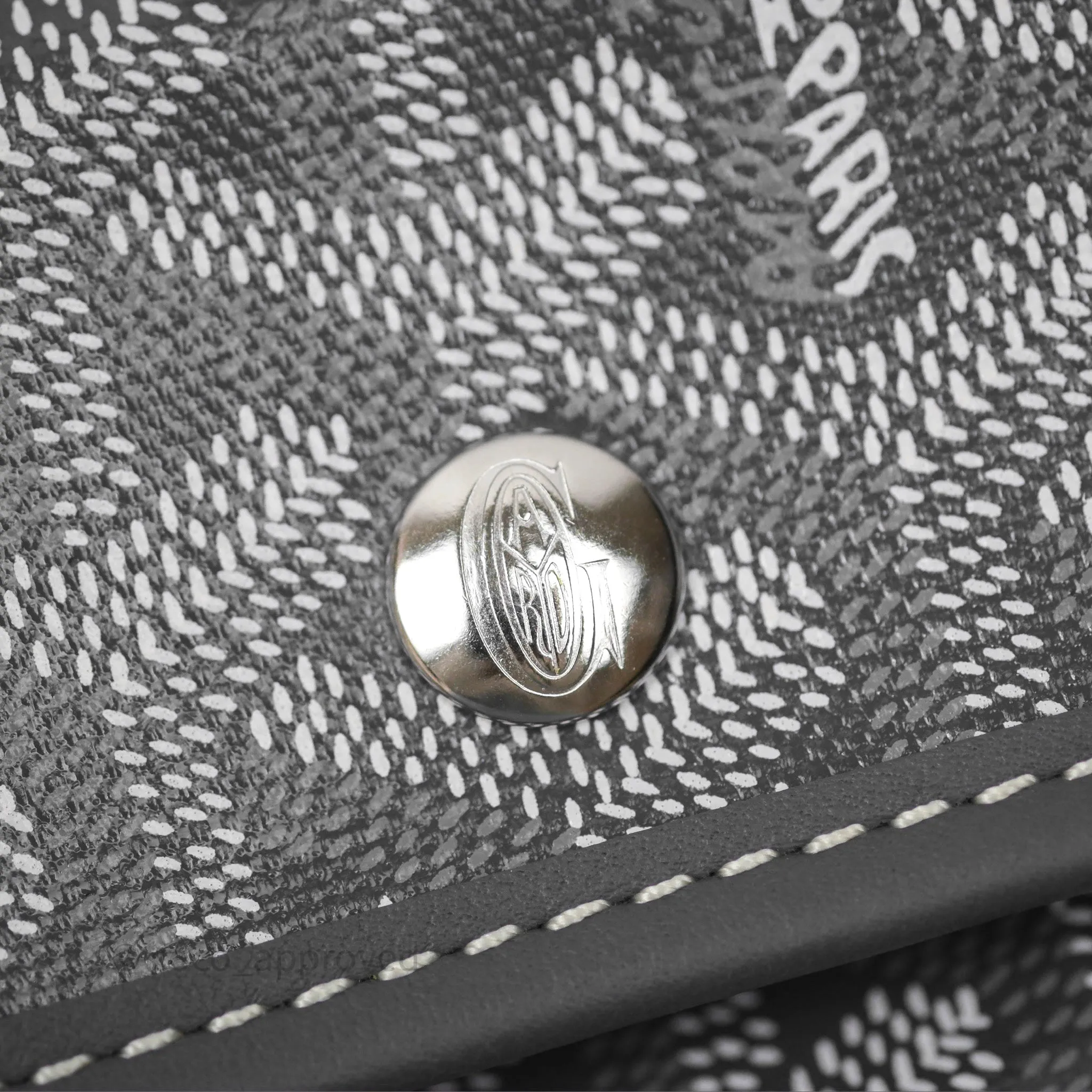 Goyard Anjou Mini Bag Goyardine Canvas Grey