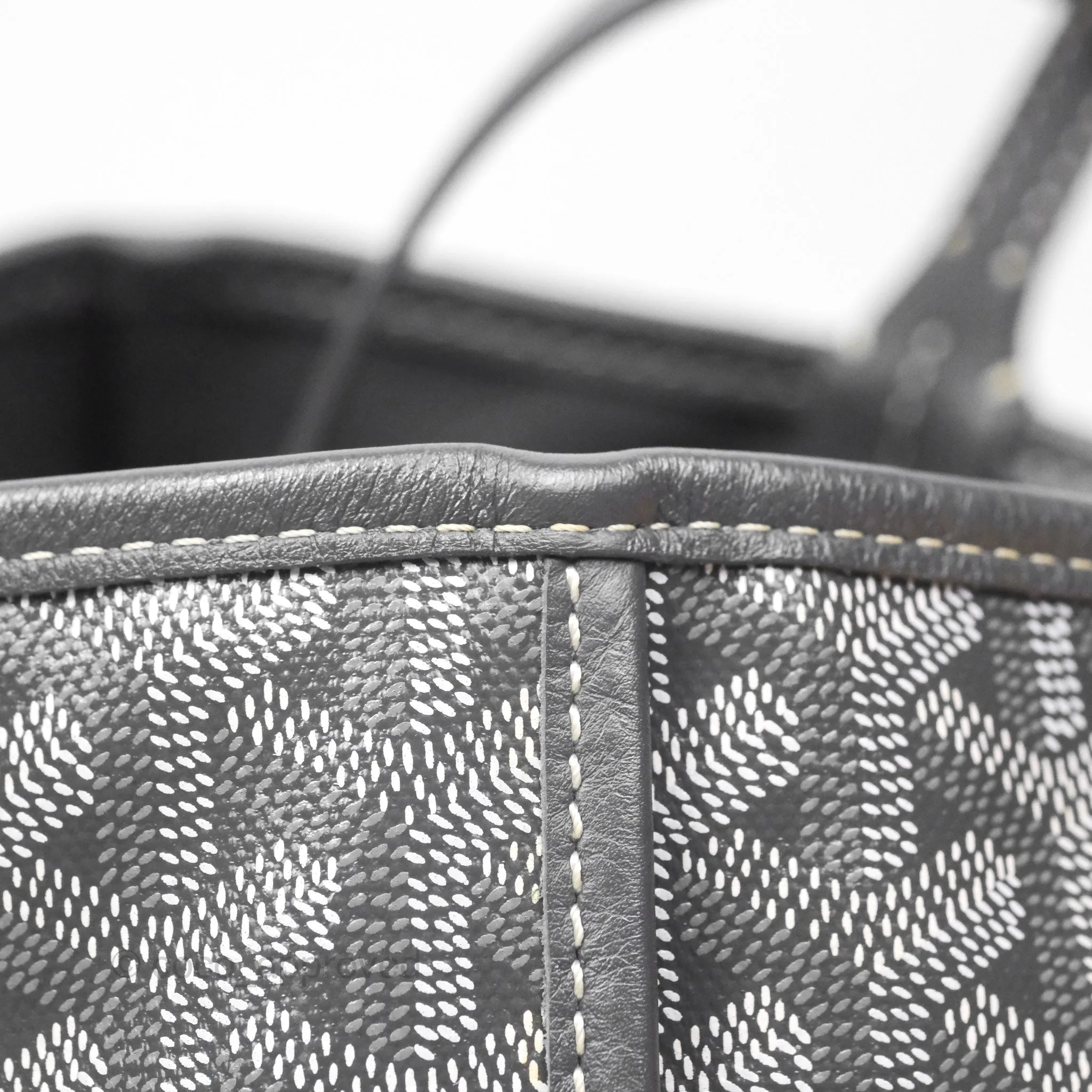 Goyard Anjou Mini Bag Goyardine Canvas Grey