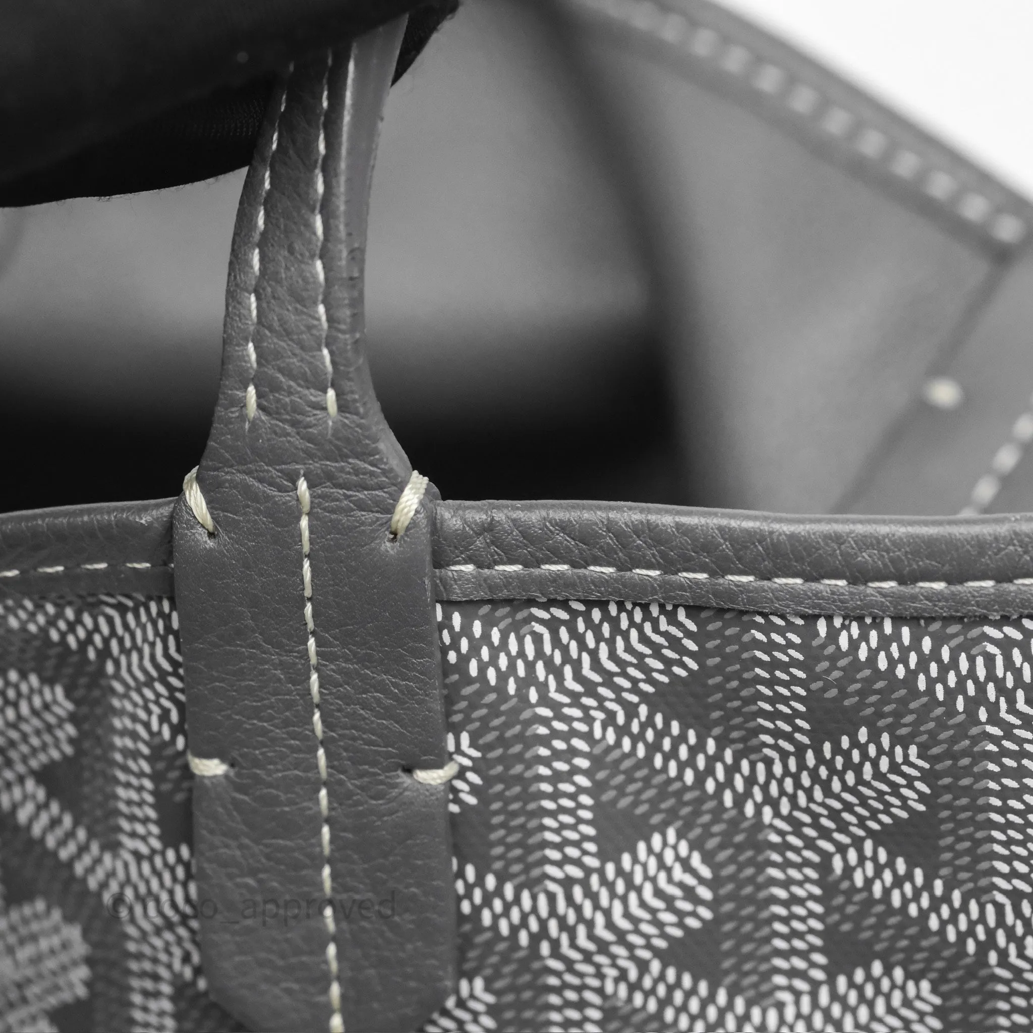 Goyard Anjou Mini Bag Goyardine Canvas Grey