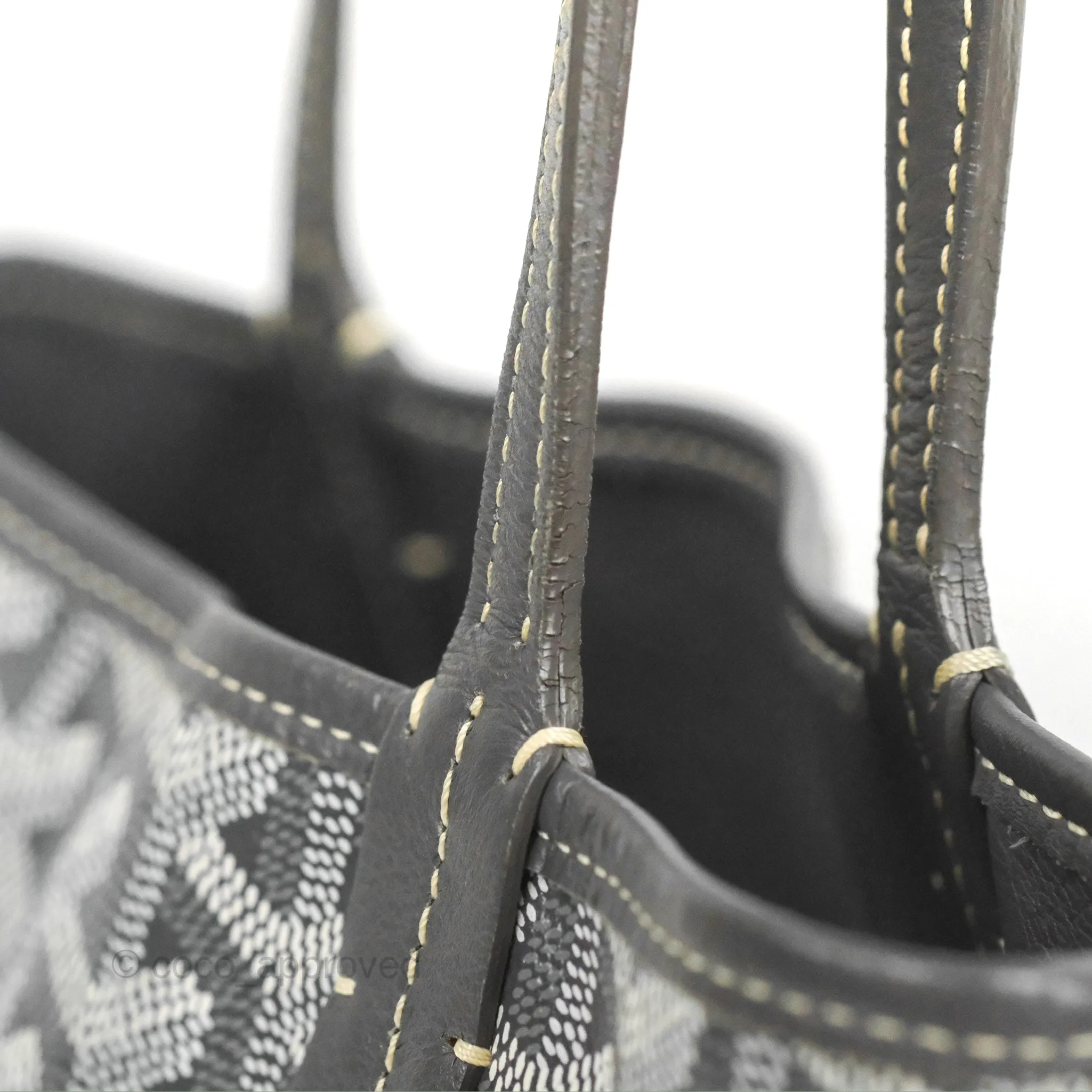 Goyard Anjou Mini Bag Goyardine Canvas Grey