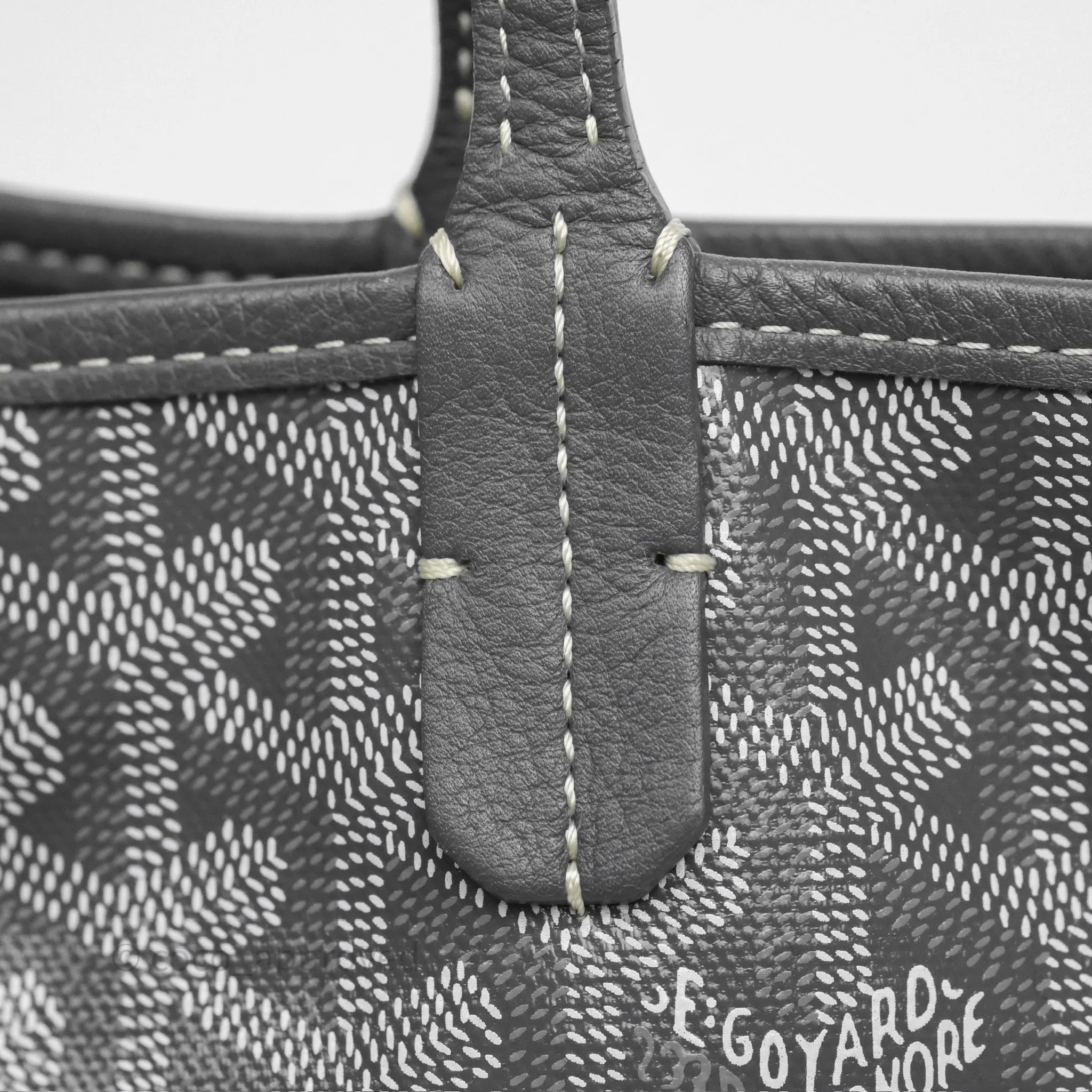 Goyard Anjou Mini Bag Goyardine Canvas Grey