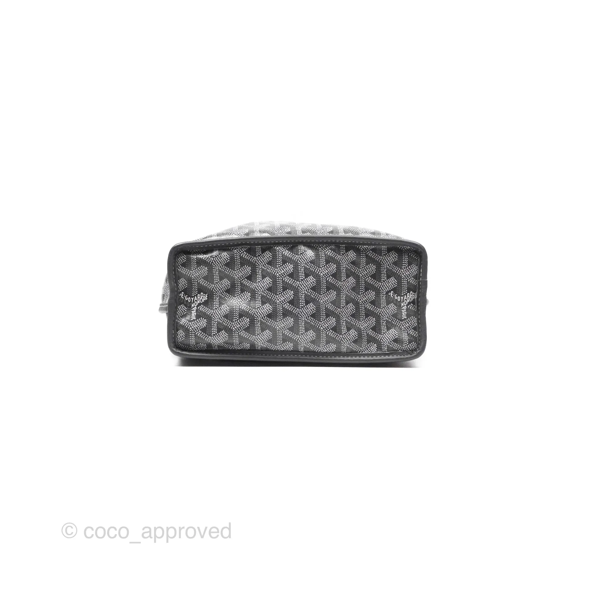 Goyard Anjou Mini Bag Goyardine Canvas Grey