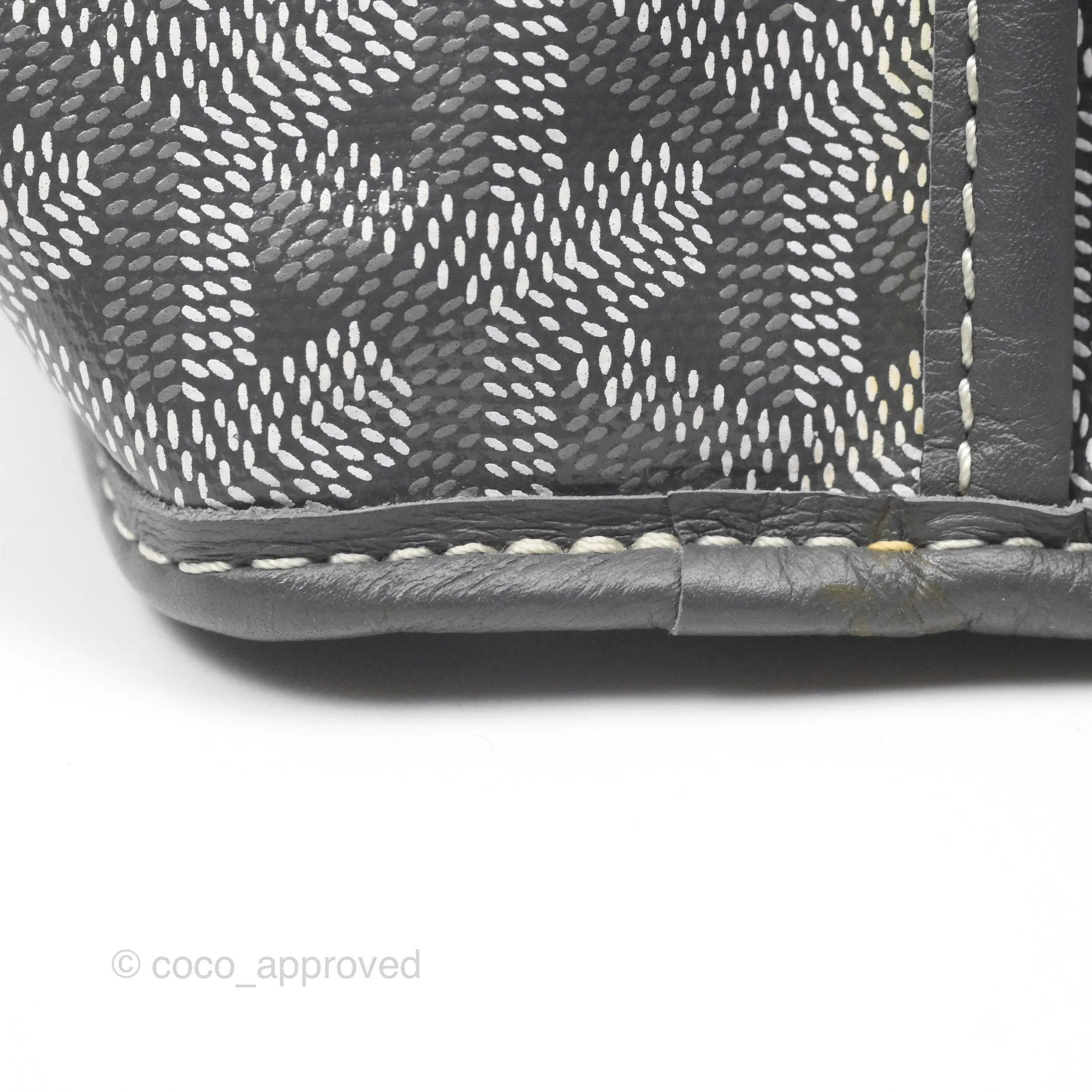 Goyard Anjou Mini Bag Goyardine Canvas Grey
