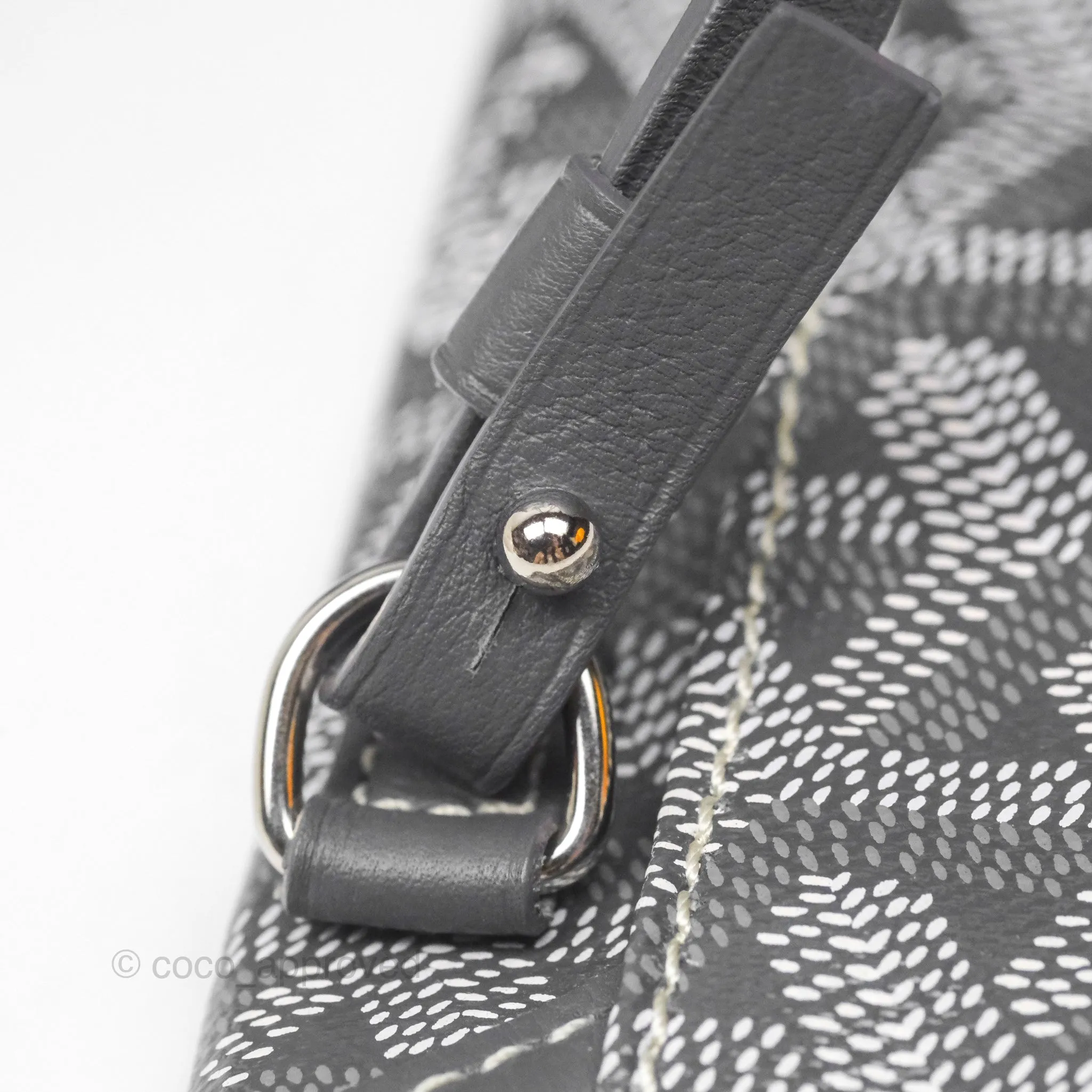 Goyard Anjou Mini Bag Goyardine Canvas Grey