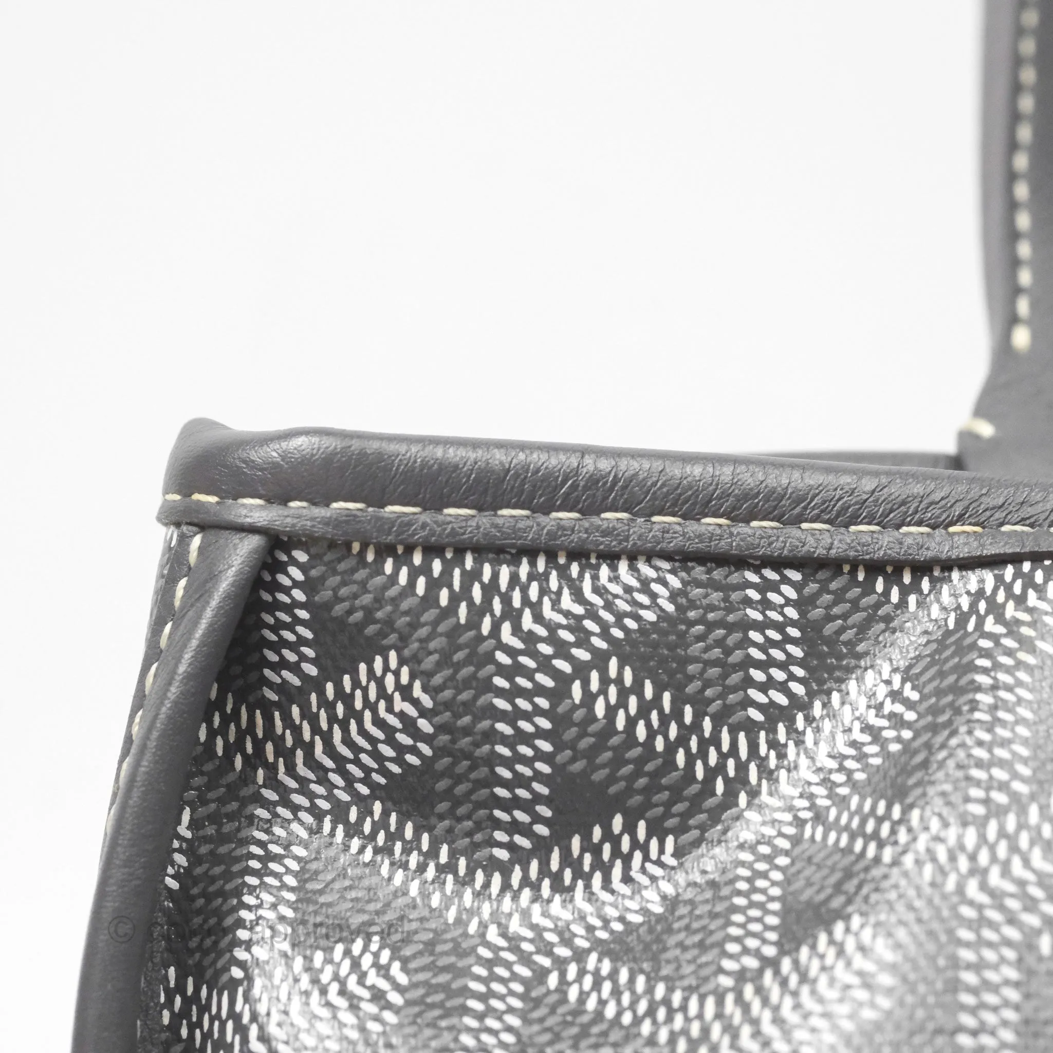 Goyard Anjou Mini Bag Goyardine Canvas Grey