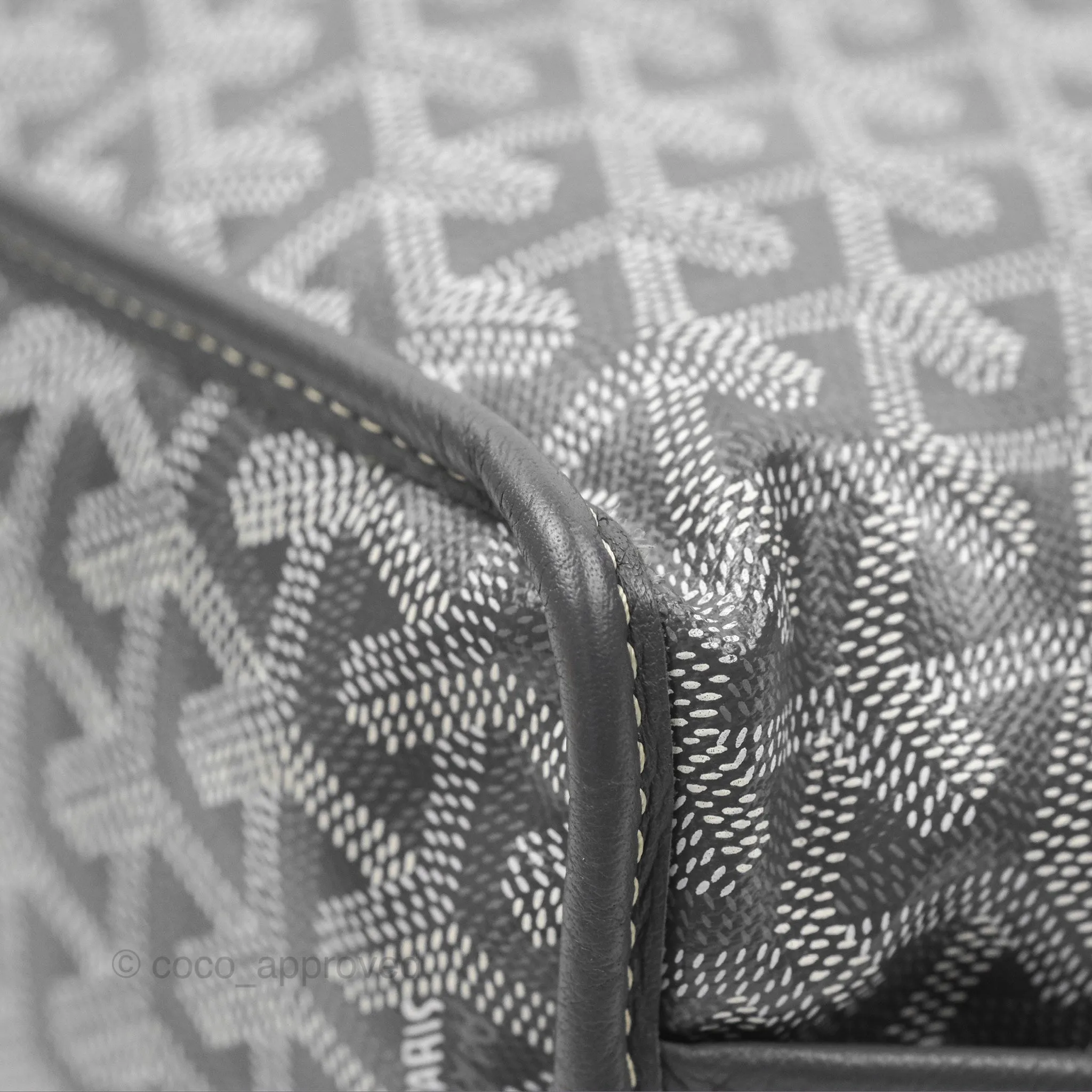 Goyard Anjou Mini Bag Goyardine Canvas Grey