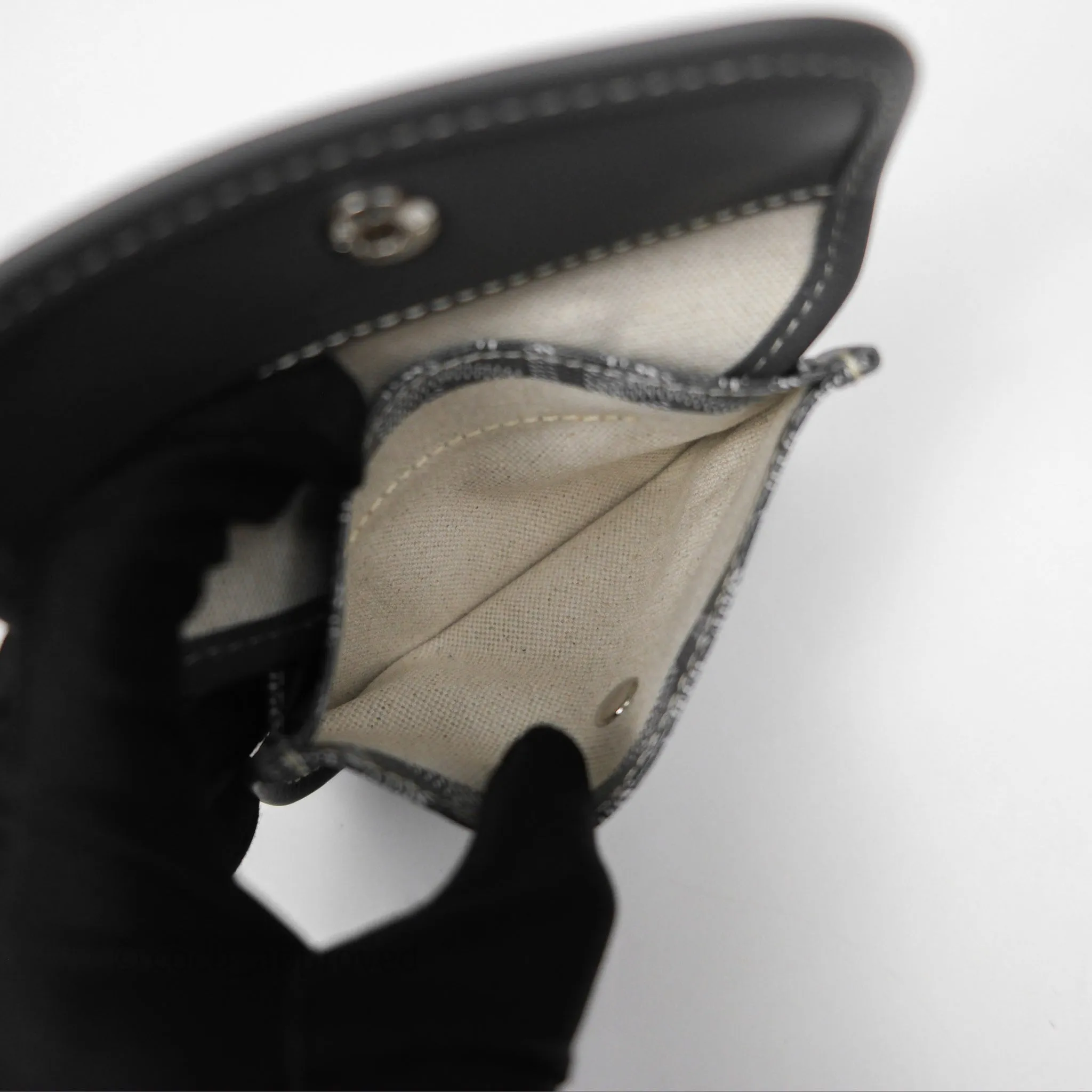Goyard Anjou Mini Bag Goyardine Canvas Grey