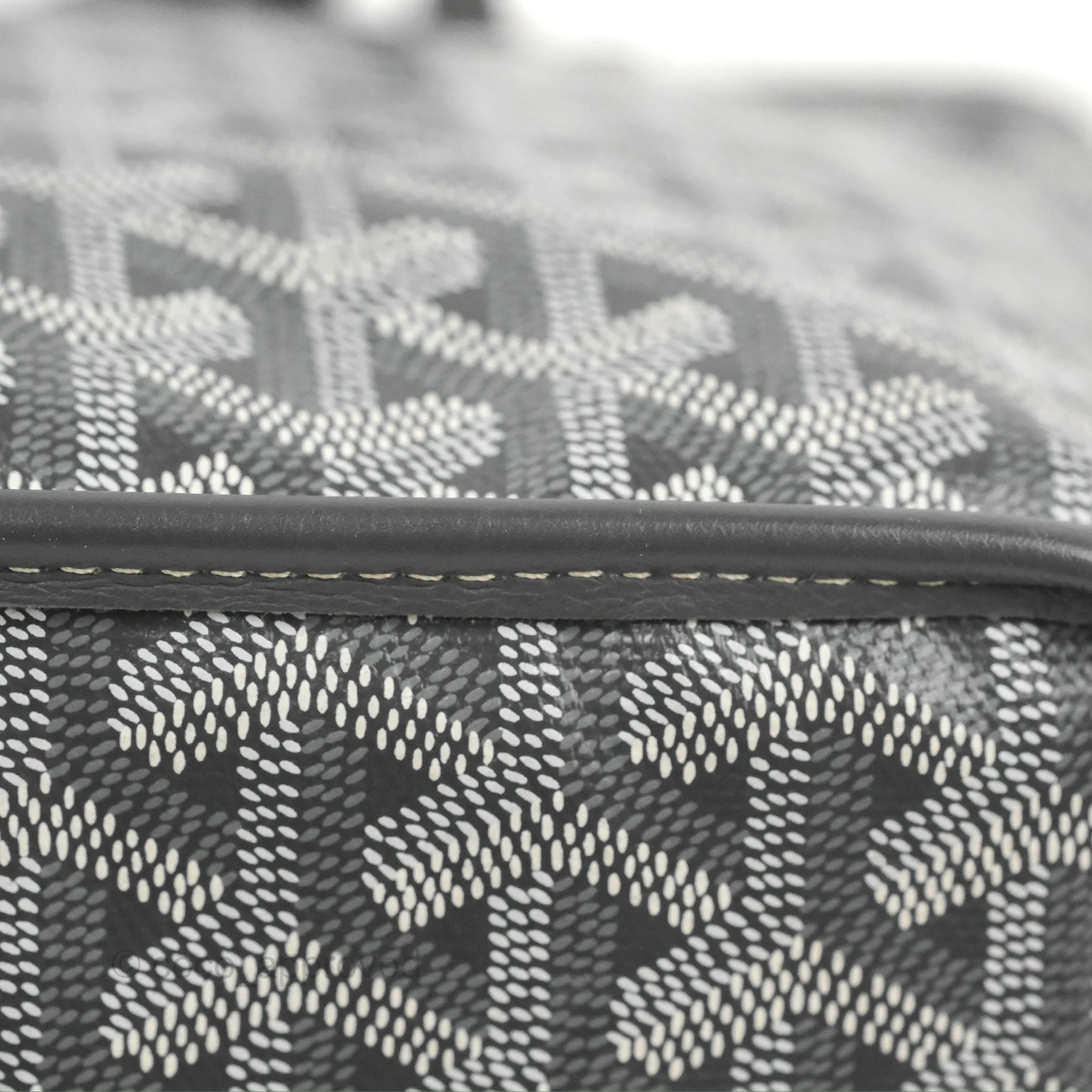 Goyard Anjou Mini Bag Goyardine Canvas Grey