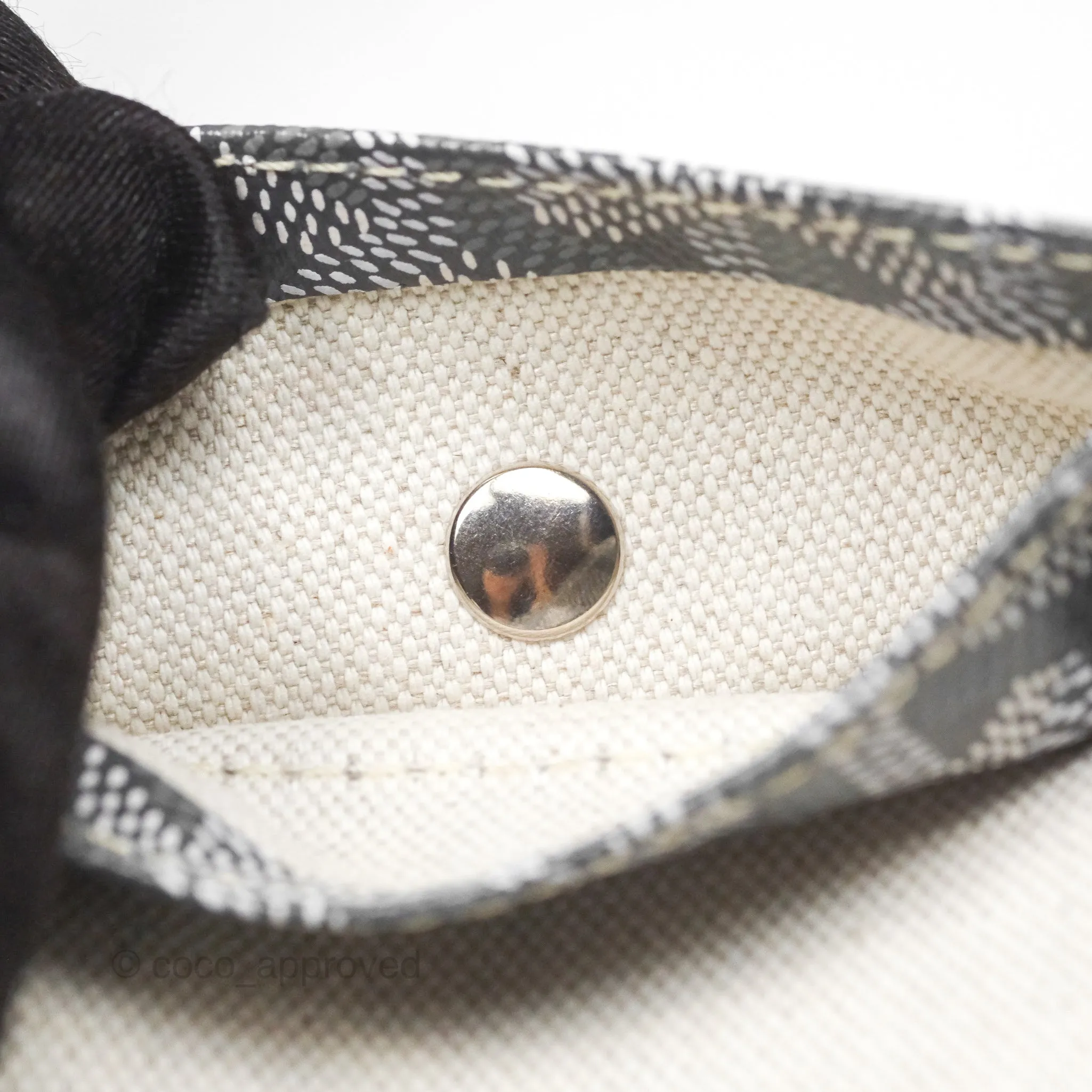 Goyard Anjou Mini Bag Goyardine Canvas Grey
