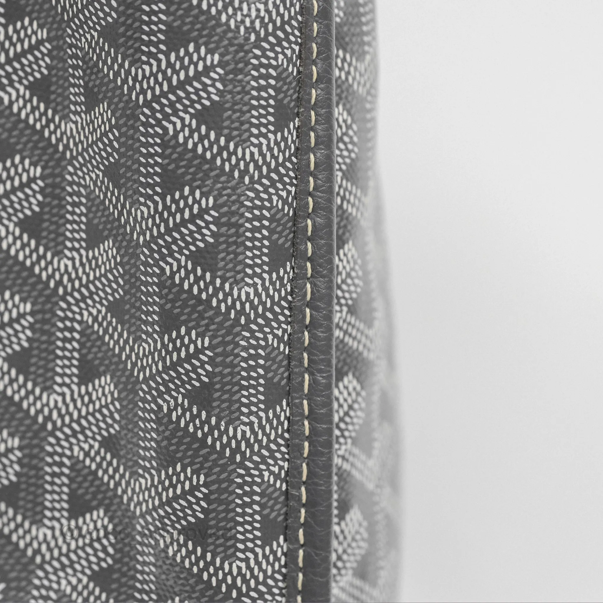 Goyard Anjou Mini Bag Goyardine Canvas Grey