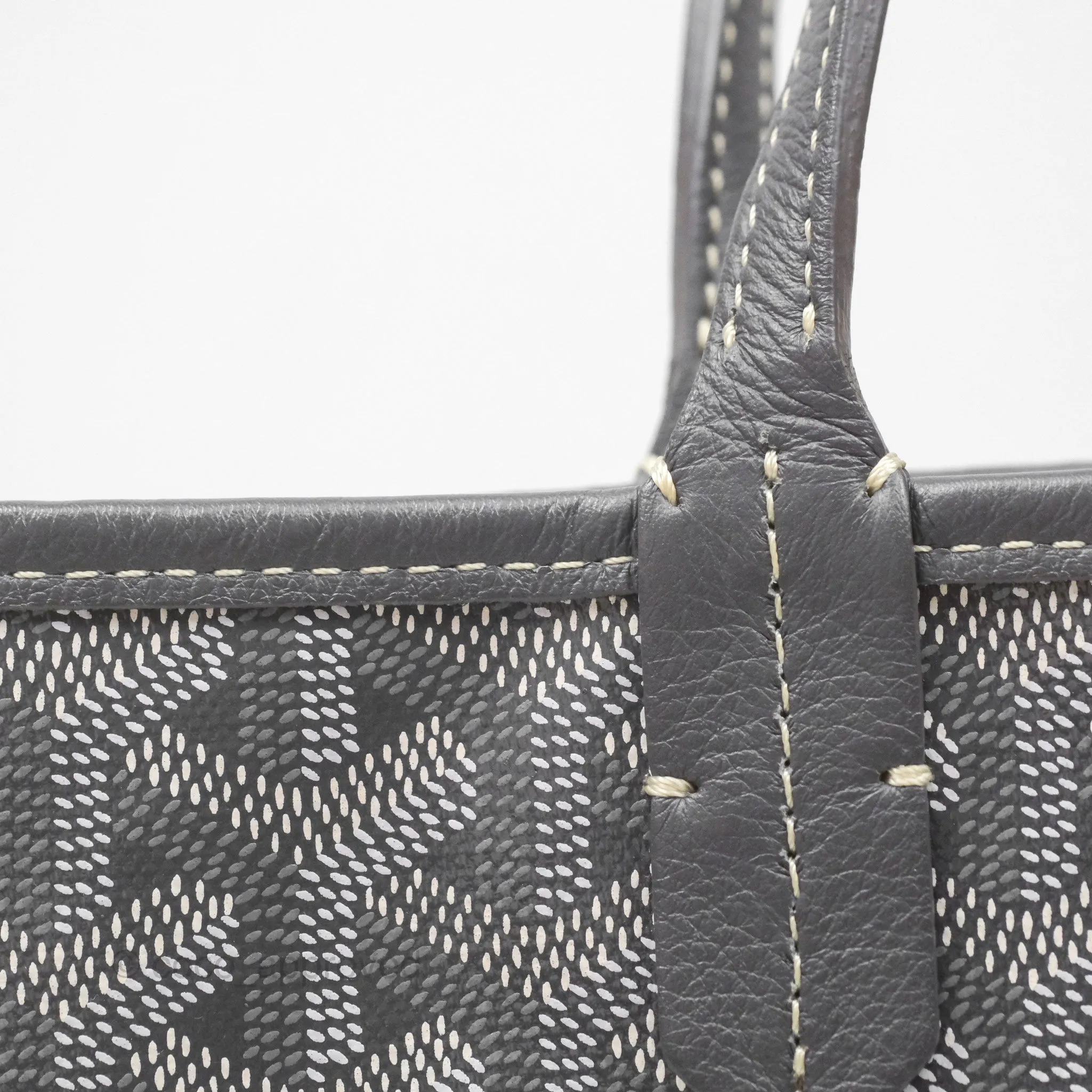 Goyard Anjou Mini Bag Goyardine Canvas Grey