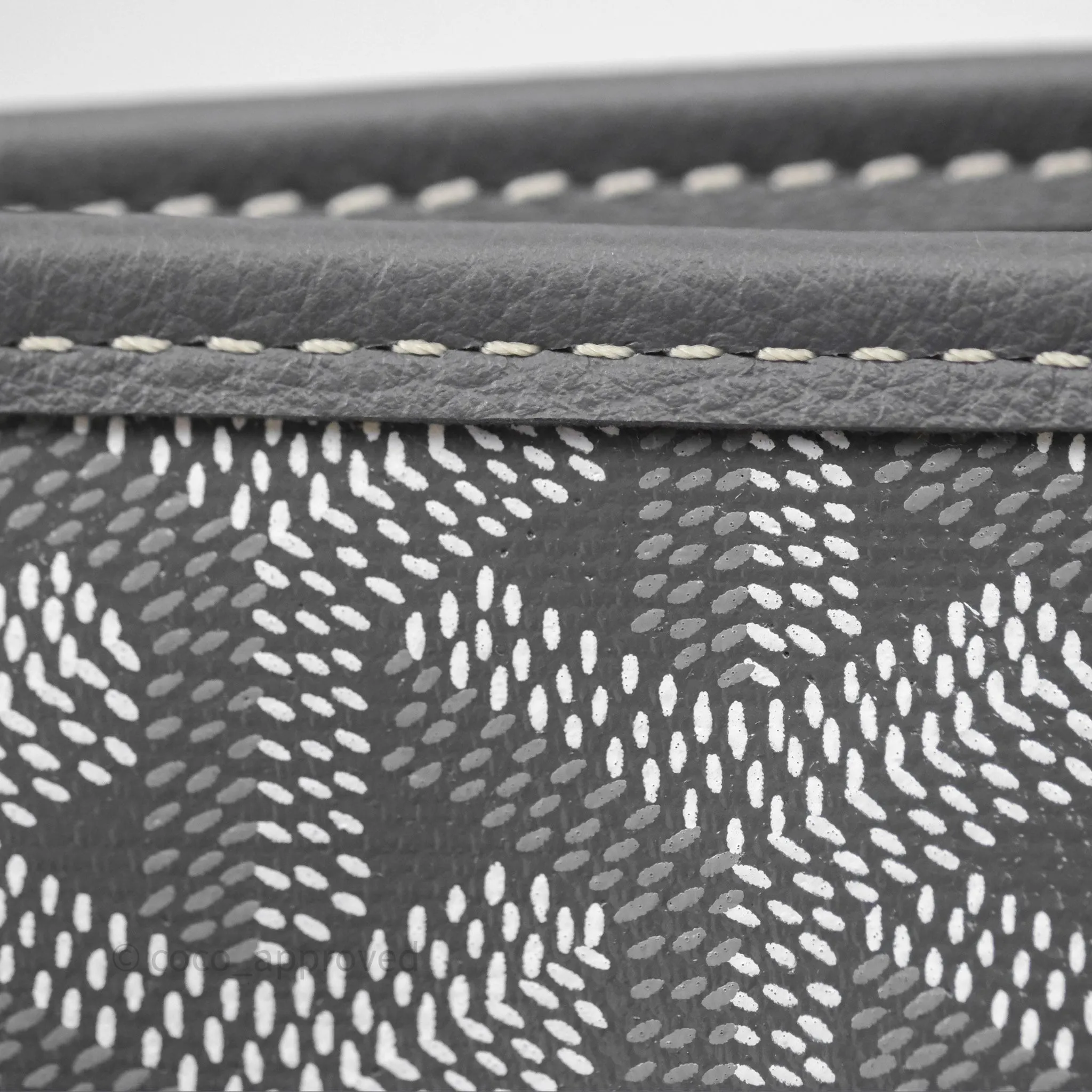 Goyard Anjou Mini Bag Goyardine Canvas Grey