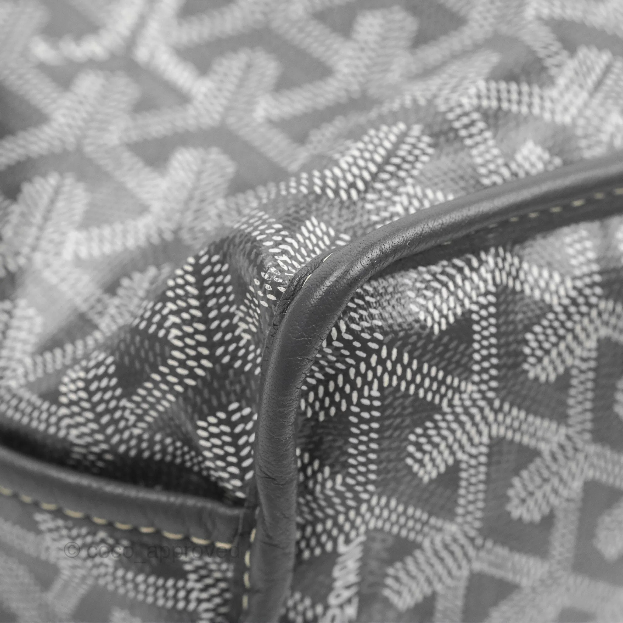 Goyard Anjou Mini Bag Goyardine Canvas Grey