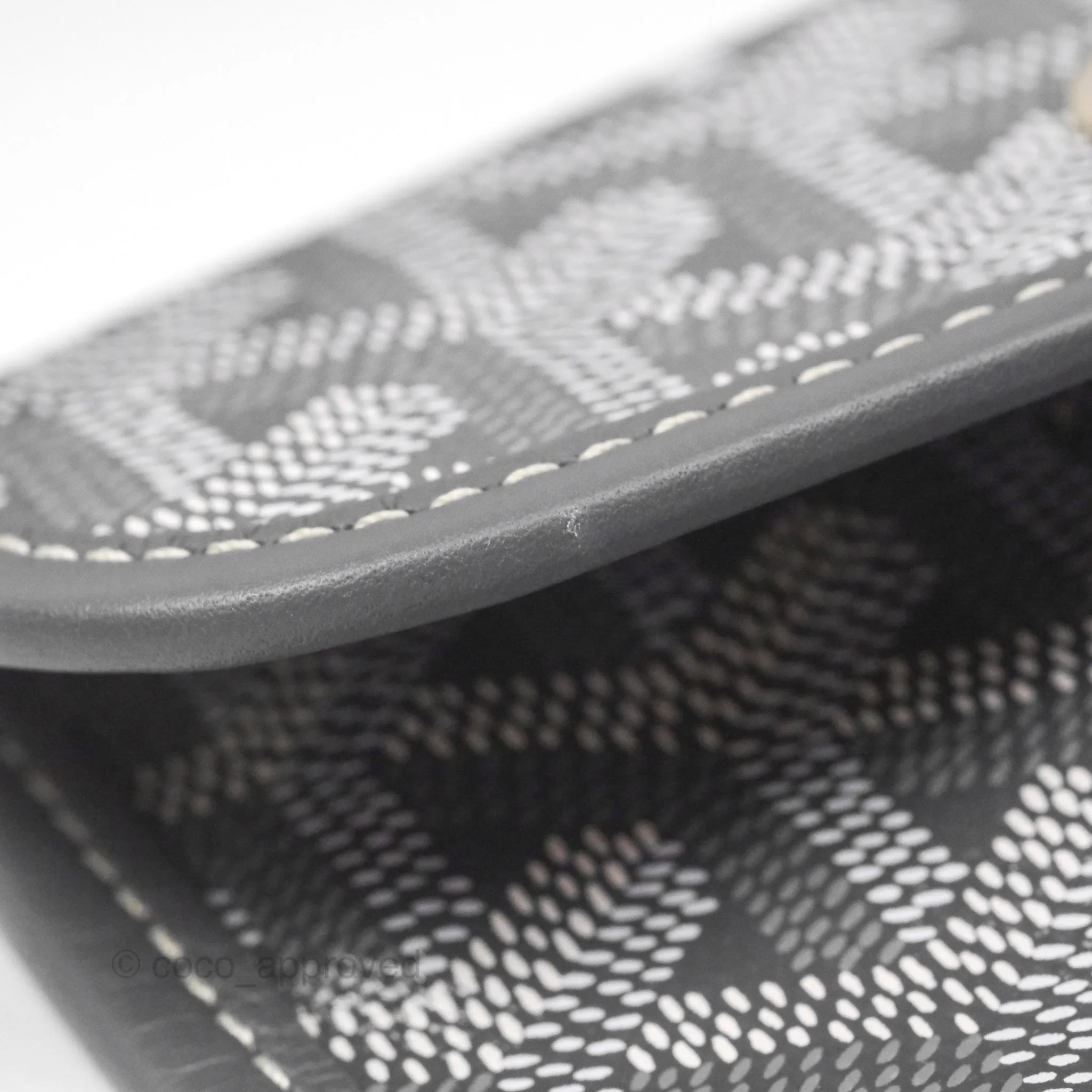 Goyard Anjou Mini Bag Goyardine Canvas Grey